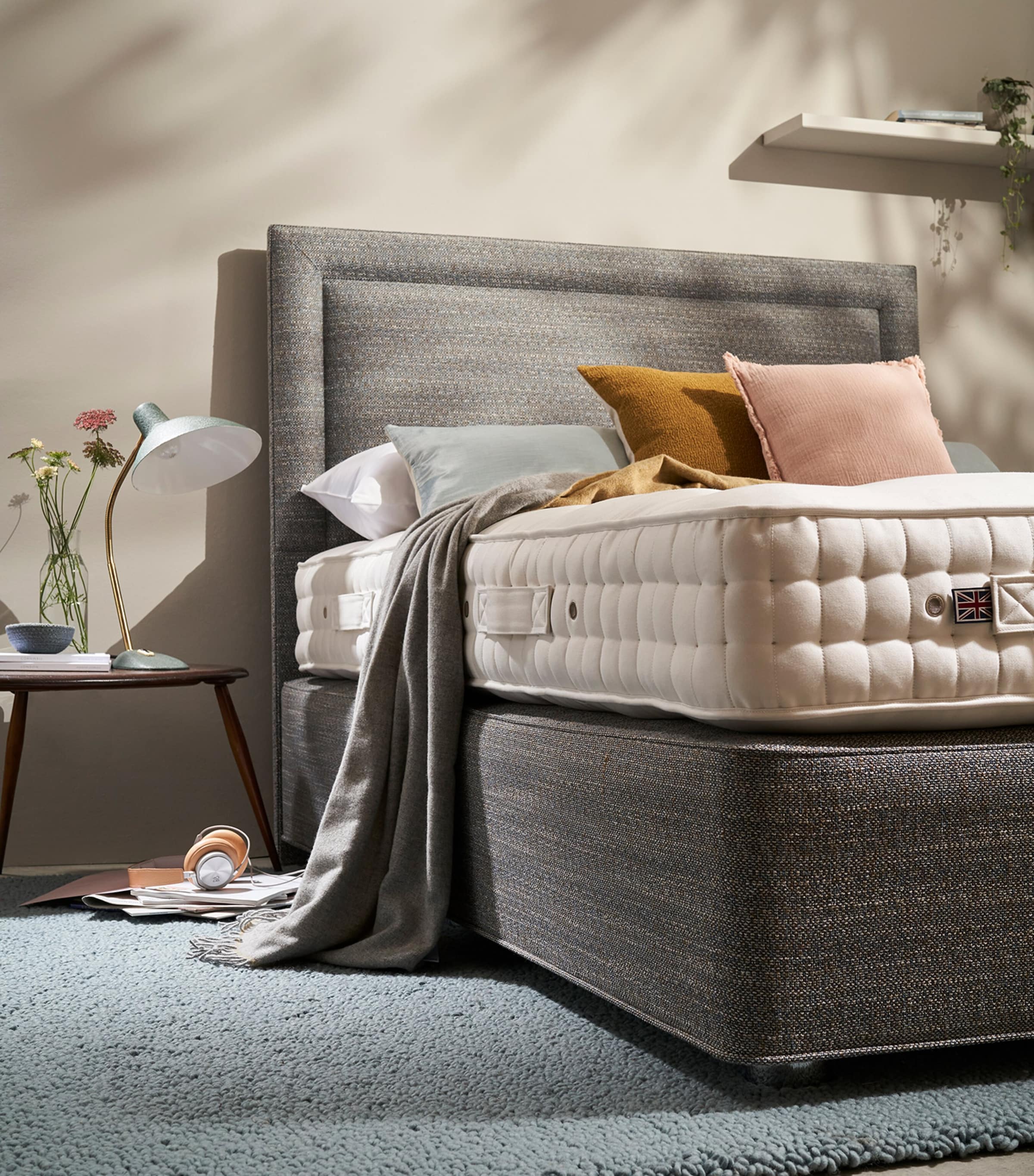 Medium Baronet Superb Mattress (150cm x 200cm) WHITE Image 3