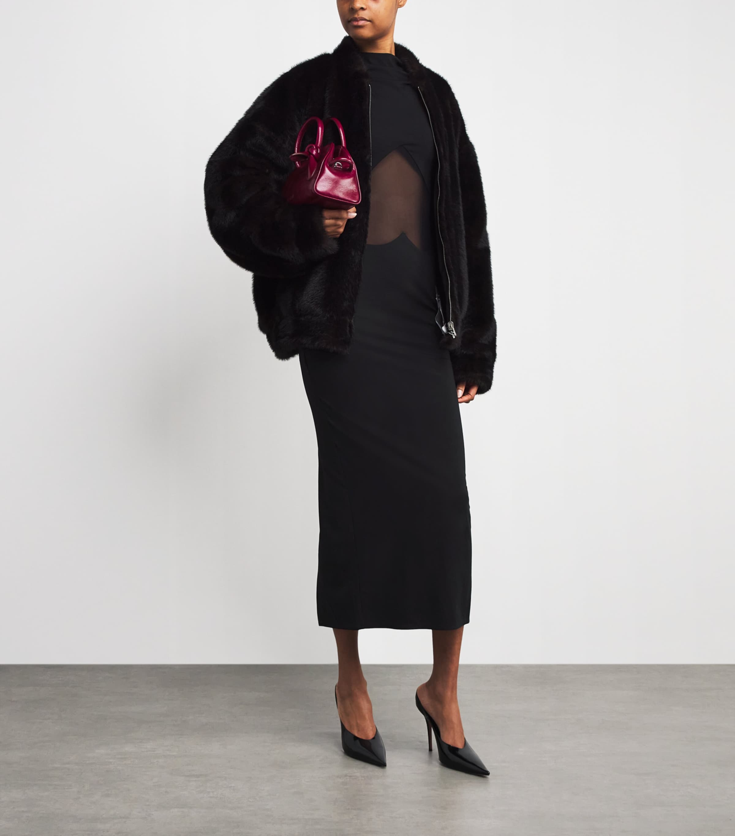 Cut-Out Divine Maxi Dress BLACK Image 2