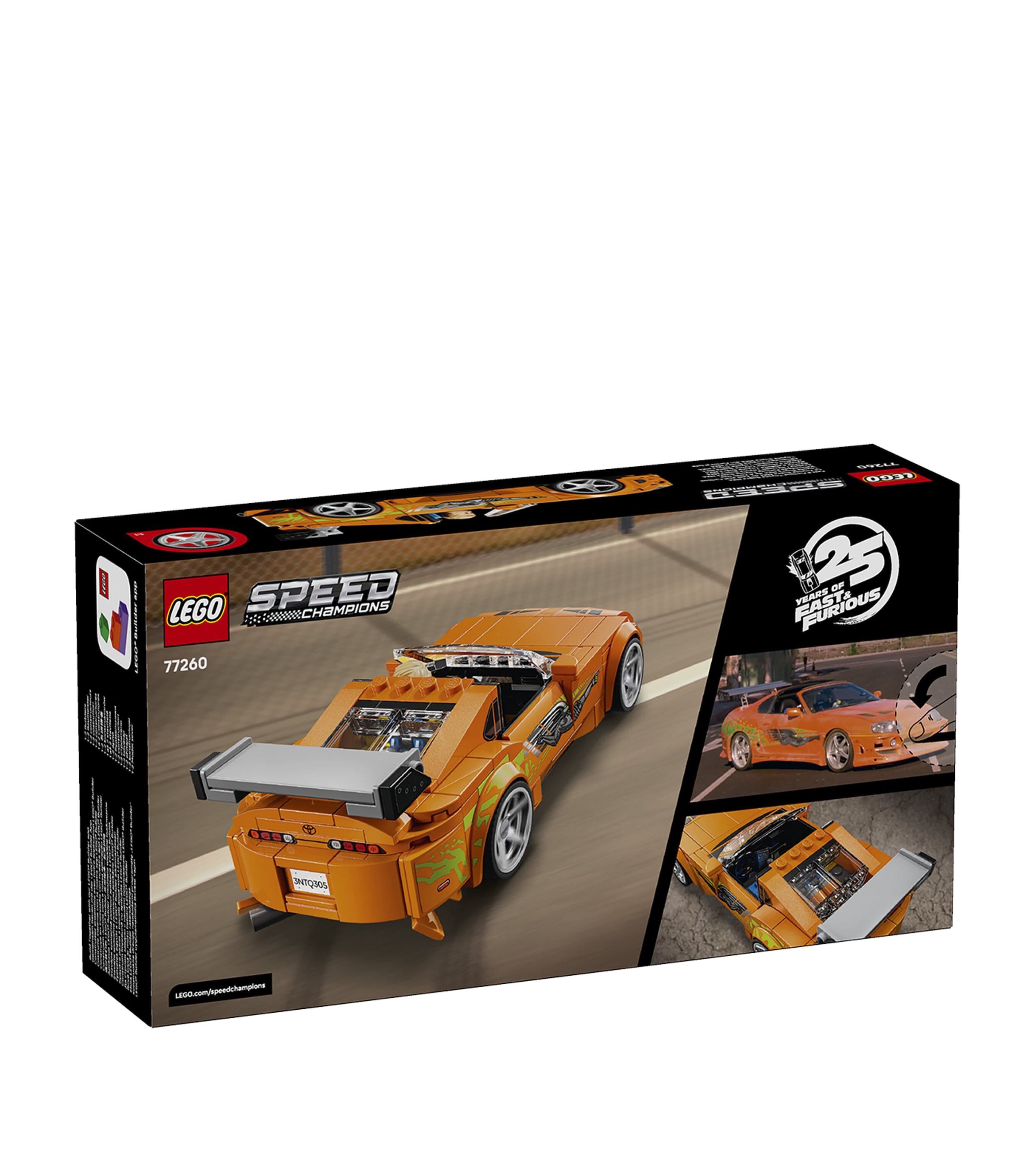 Lego Speed Champions The Fast and The Furious Toyota Supra MK4 77260 Image 2