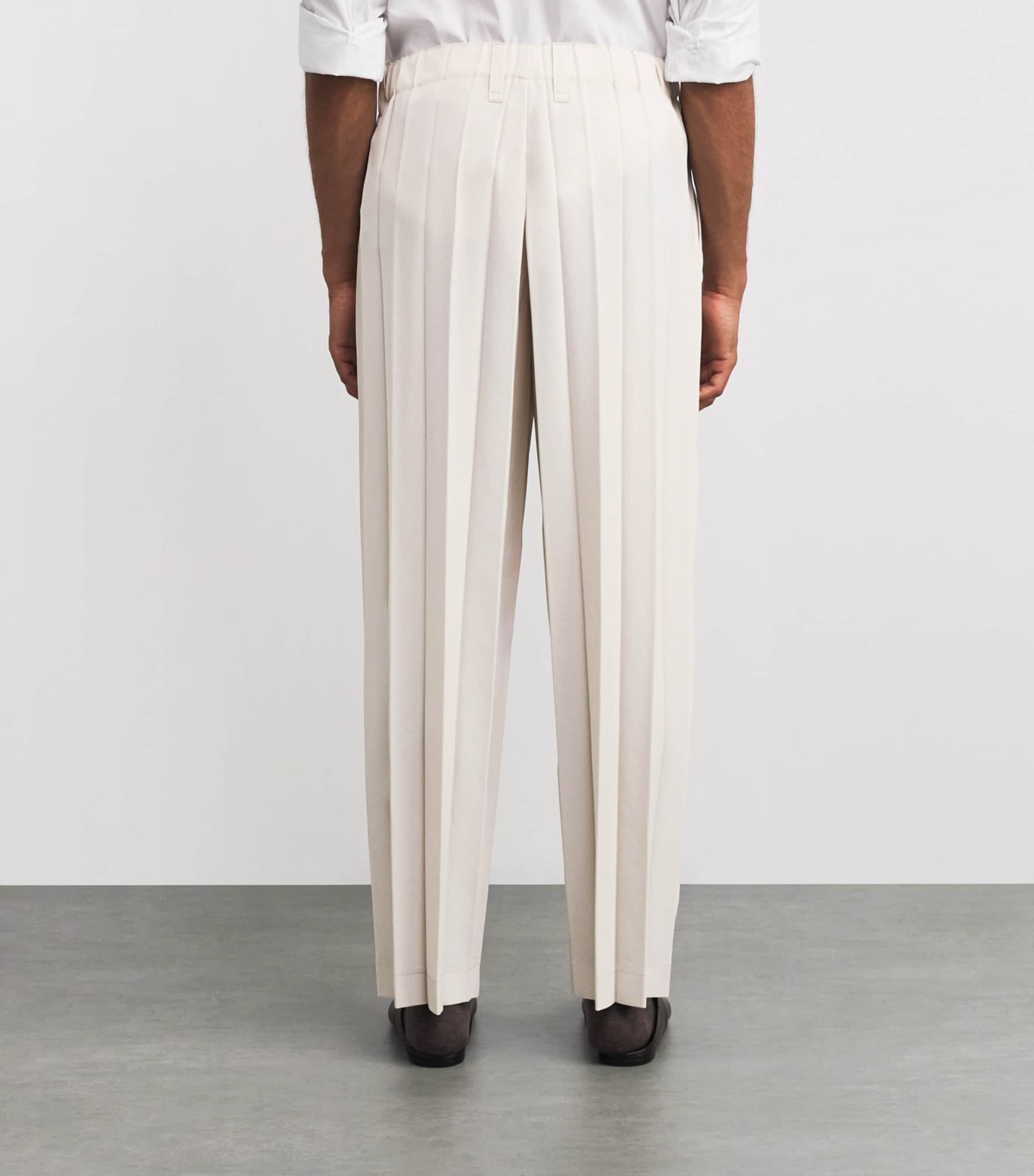 Homme Plissé Issey Miyake Beige Pleated Edge Ensemble