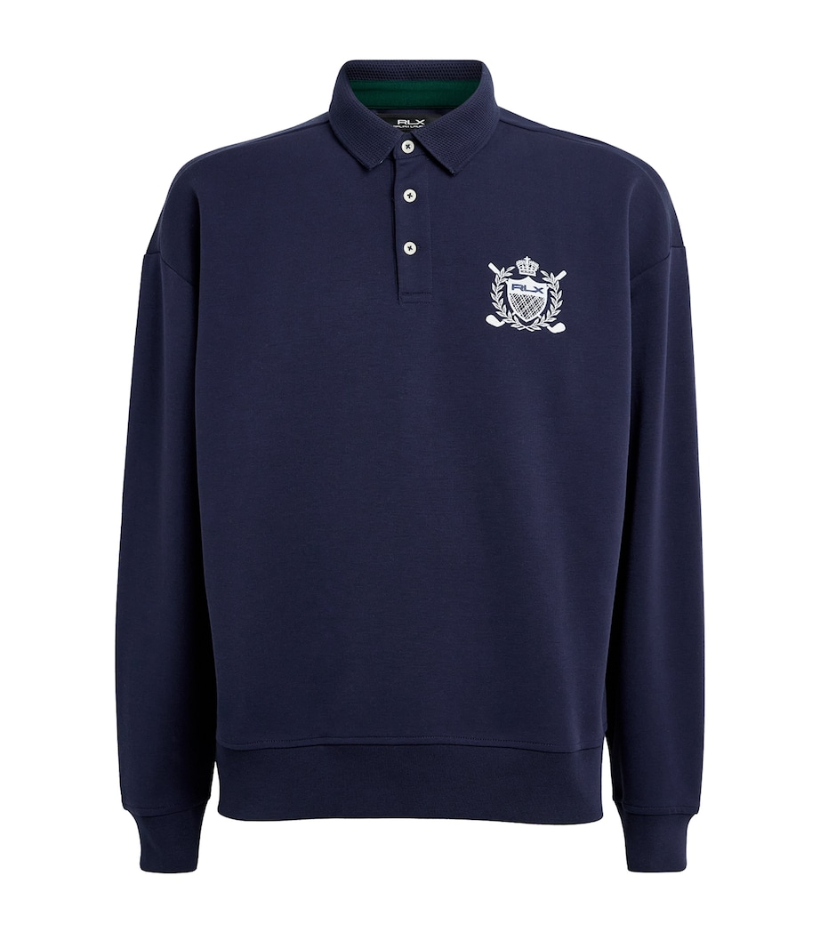 Logo Embroidered Sweatshirt REFINED NAVY Image 1