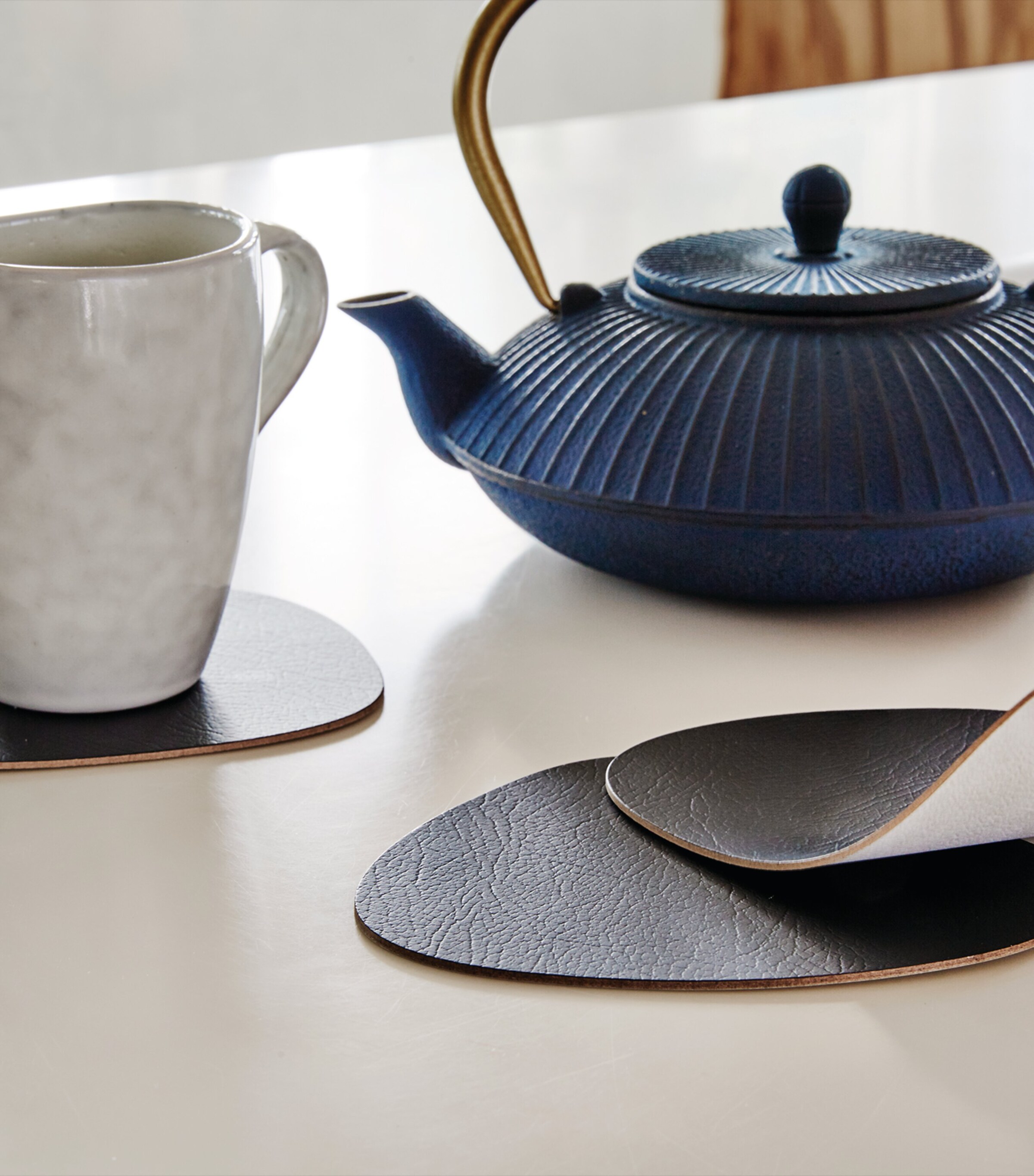 Curve Coaster (Set of 4) BLACK Image 2