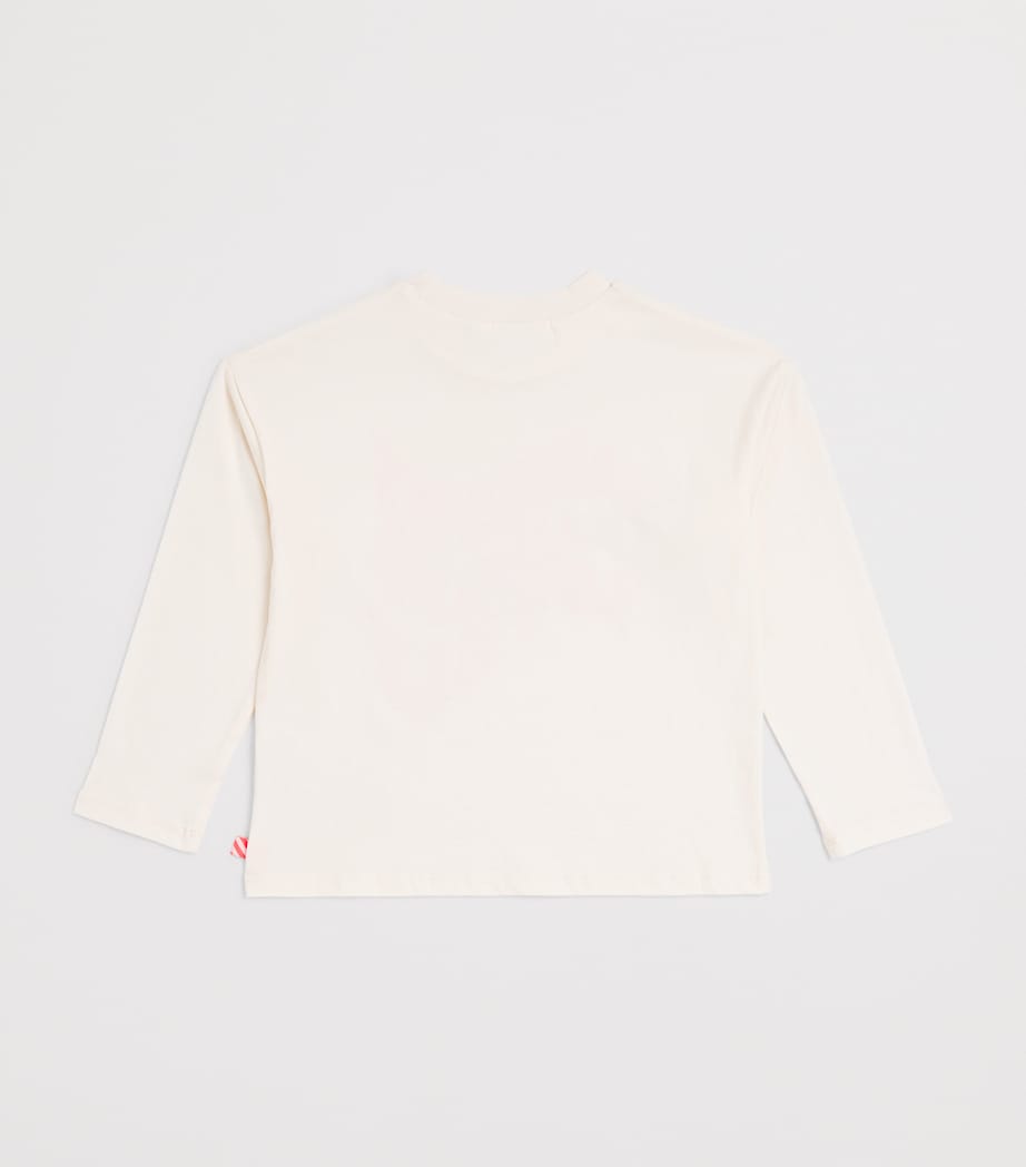 Billieblush Rainbow Long-Sleeve T-Shirt (2-12 Years) Ivory Image 2