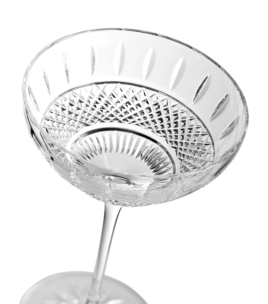 Set of 2 Irish Lace Martini Glasses (280ml) CLEAR Image 3