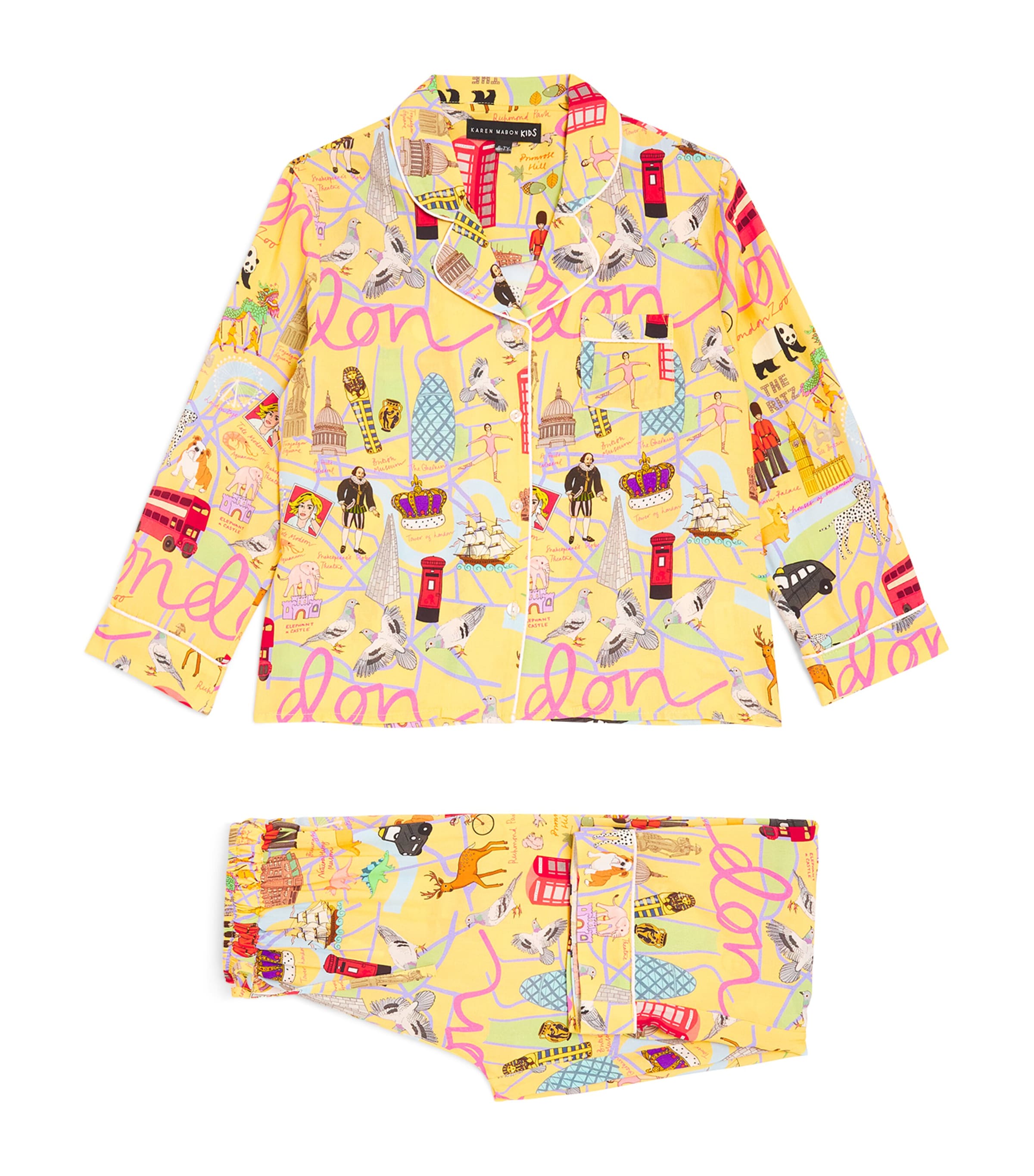 KAREN MABON ECOVERO LONDON CALLING PYJAMA SET
