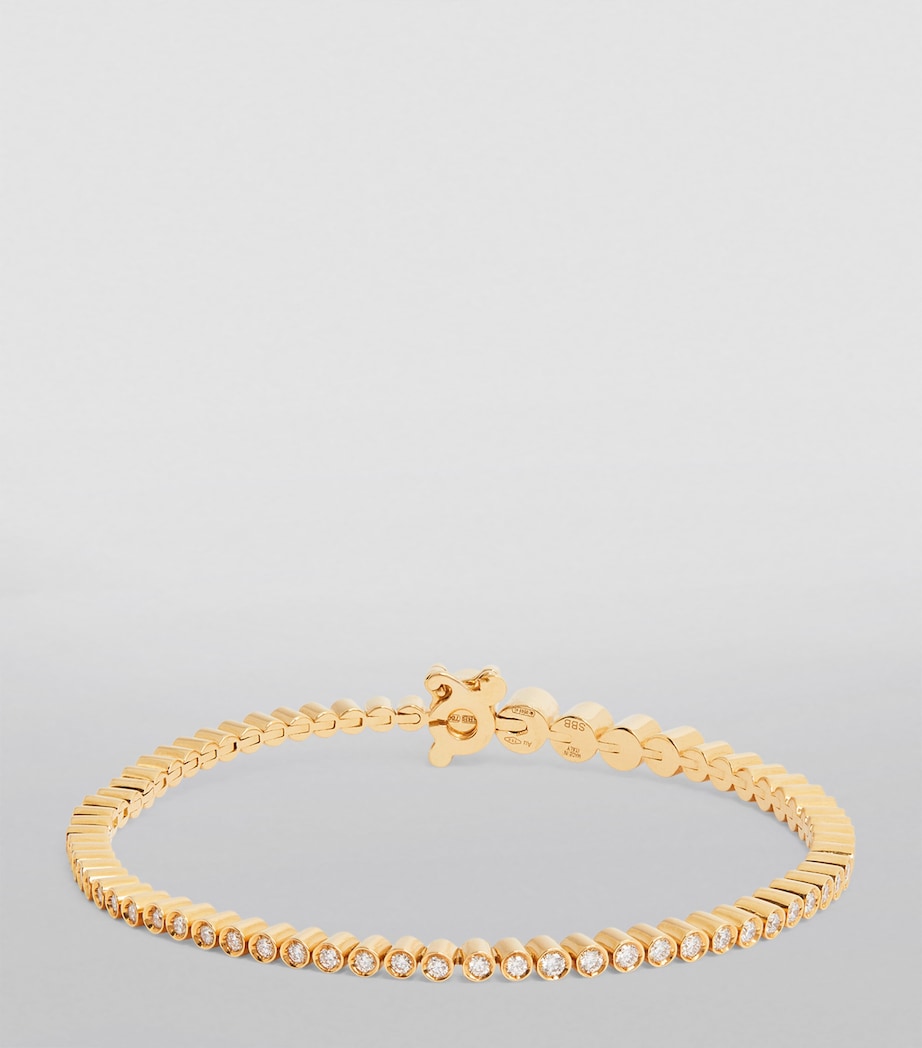 Yellow Gold and Diamond Tennis Bracelet YELLOW GOLD Image 2