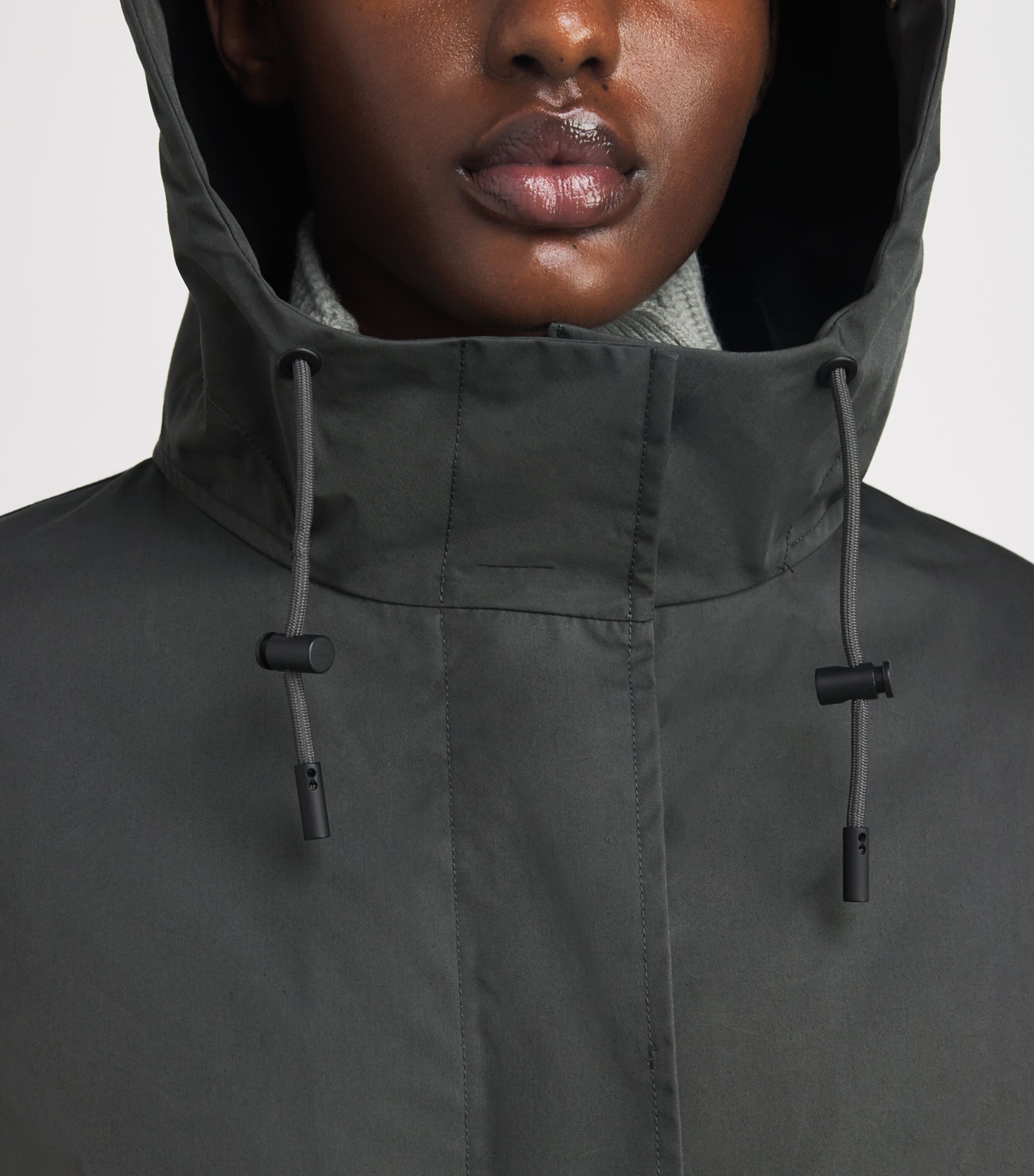 Fox-Rabbit Blended-Cotton Parka (72cm) A2185 Image 6