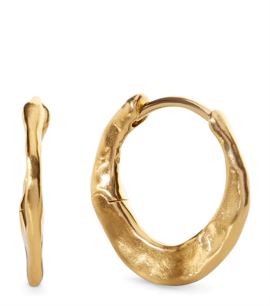 Gold Vermeil Capri Huggie Earrings 18K GOLD VERMEIL Image 1