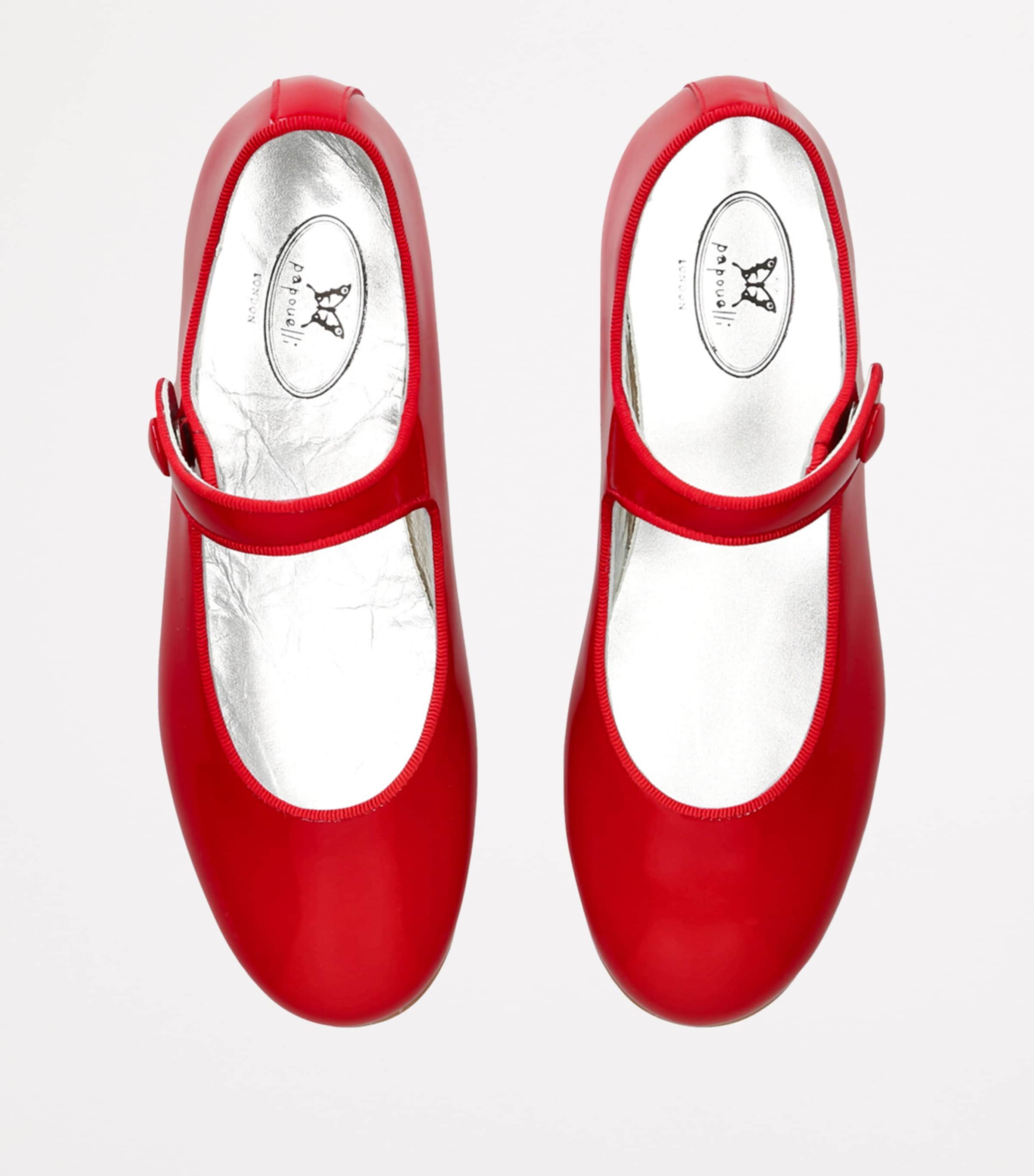 Patent Leather Angelica Mary Janes RED Image 4