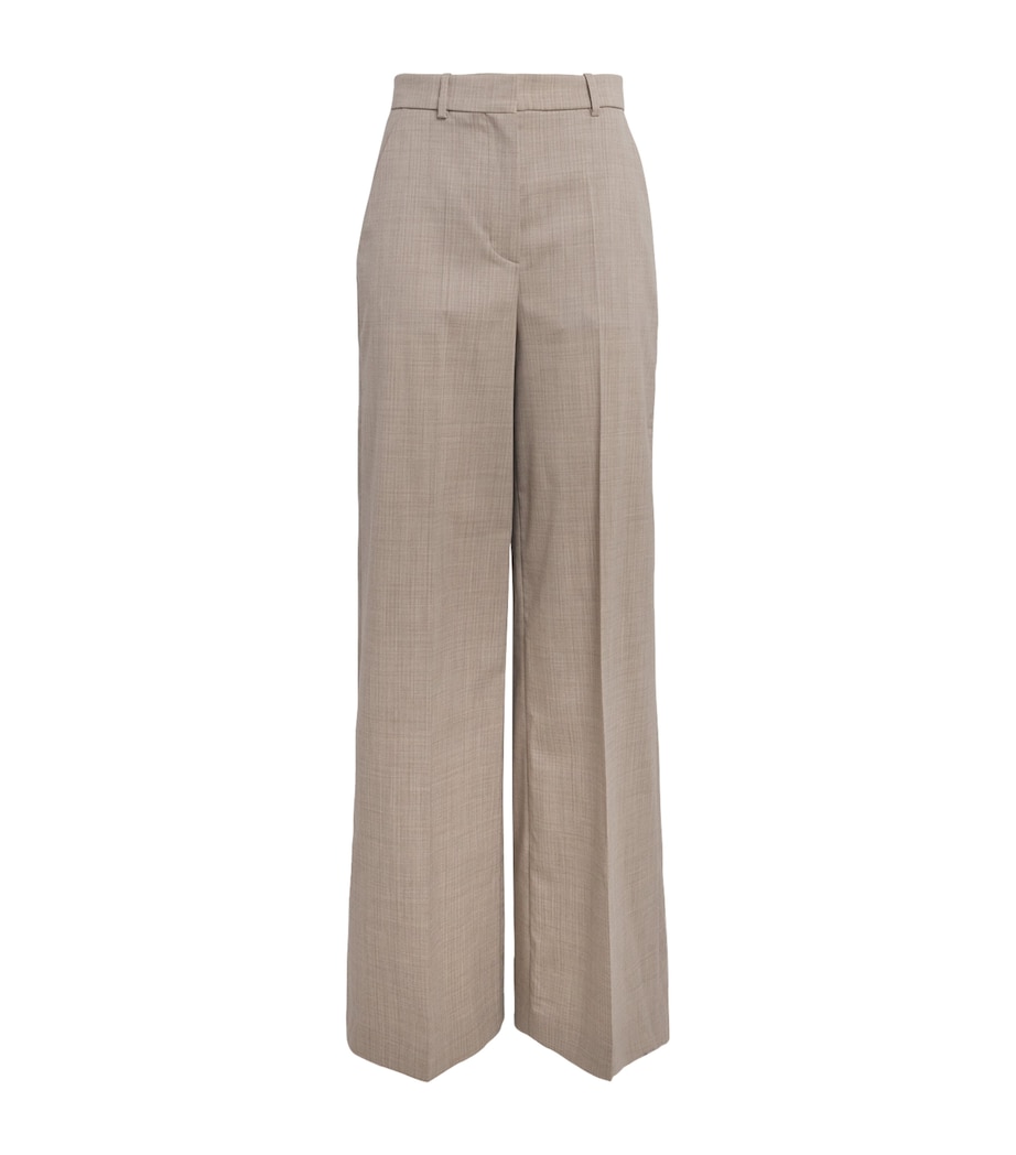 Stretch-Virgin Wool Alana Trousers AFFOGATO Image 1
