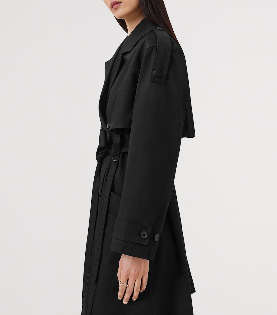 Cadence Hybrid Trench Coat BLACK Image 10