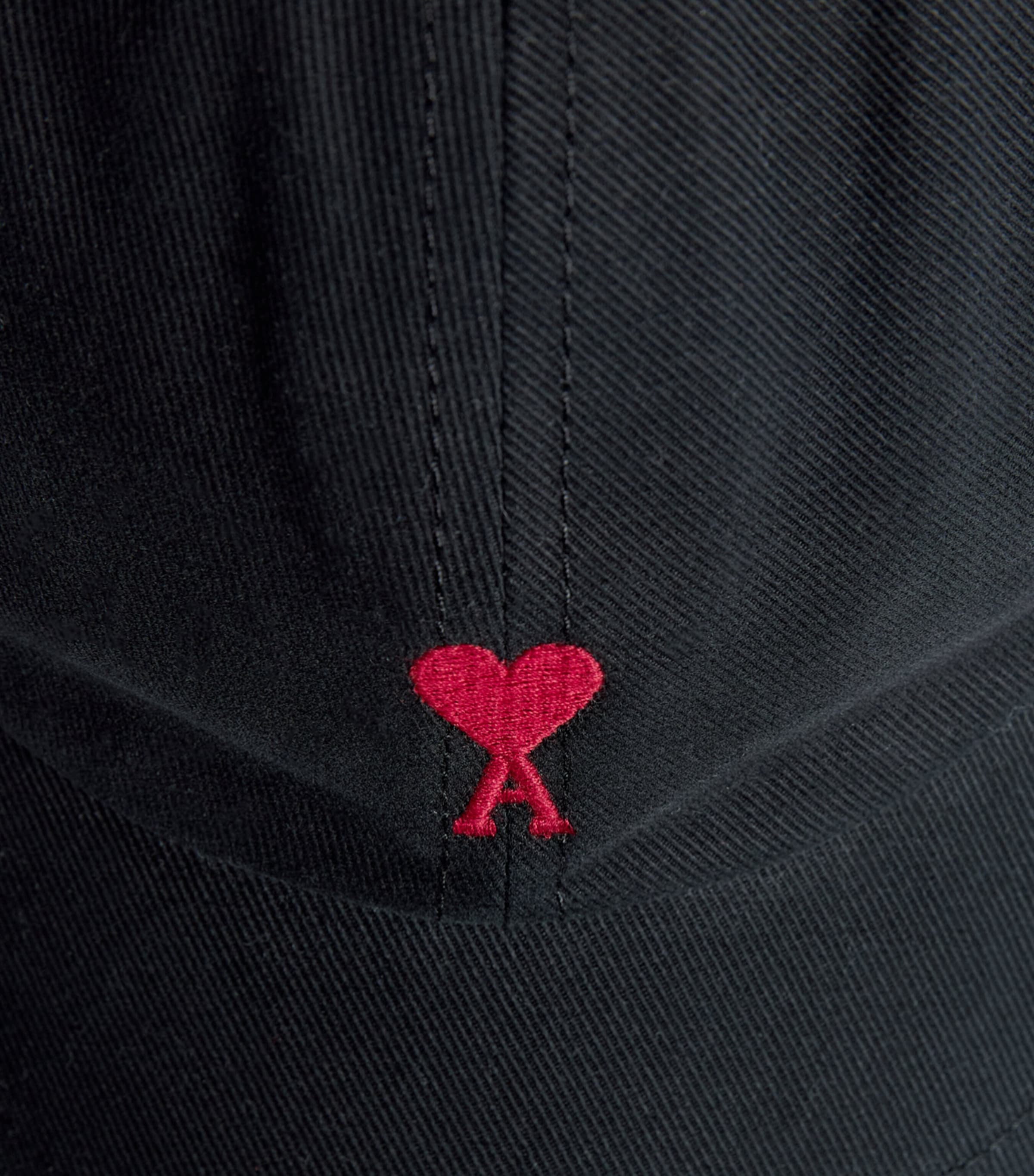 AMI Paris Ami de Coeur Cap : Noir Image 3