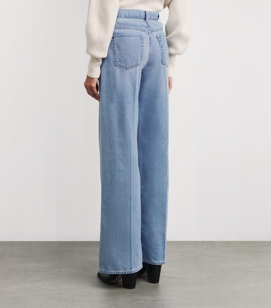 Luxe Vintage Lotta Flared Jeans LIGHT BLUE Image 4