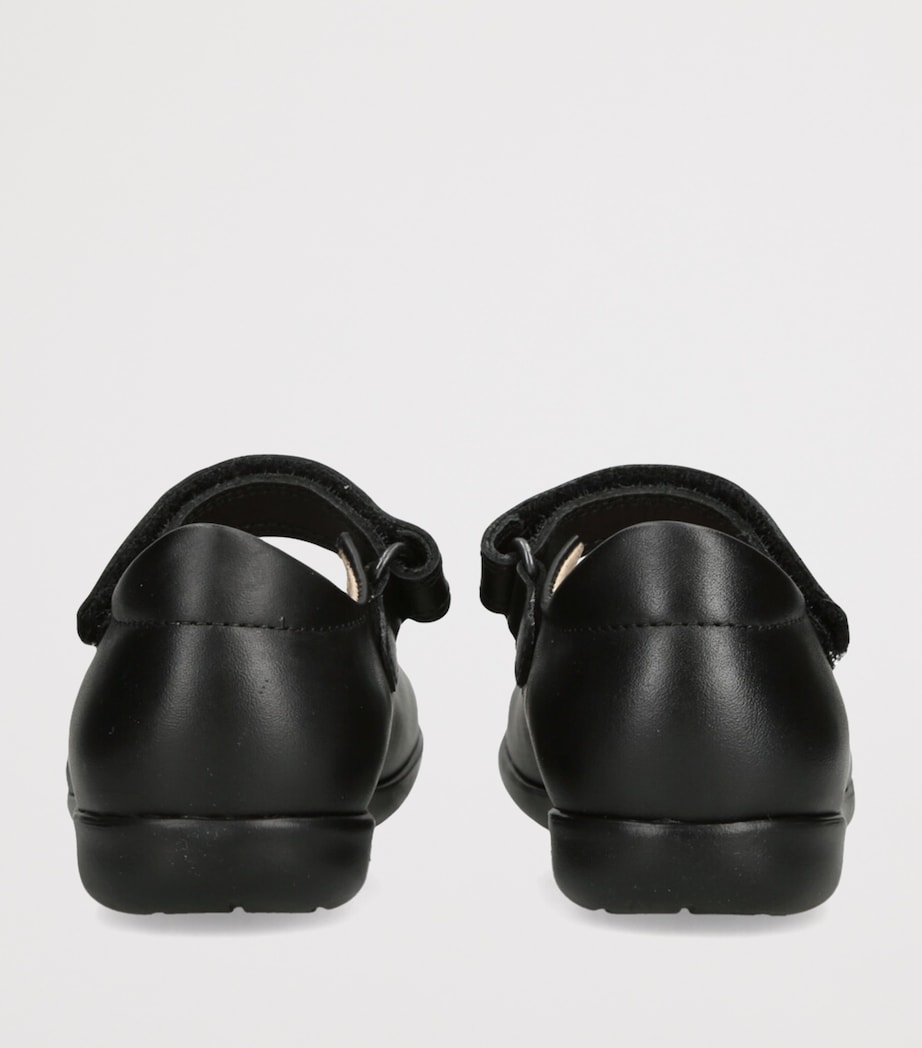 Leather Emily School Shoes BLACK Image 2