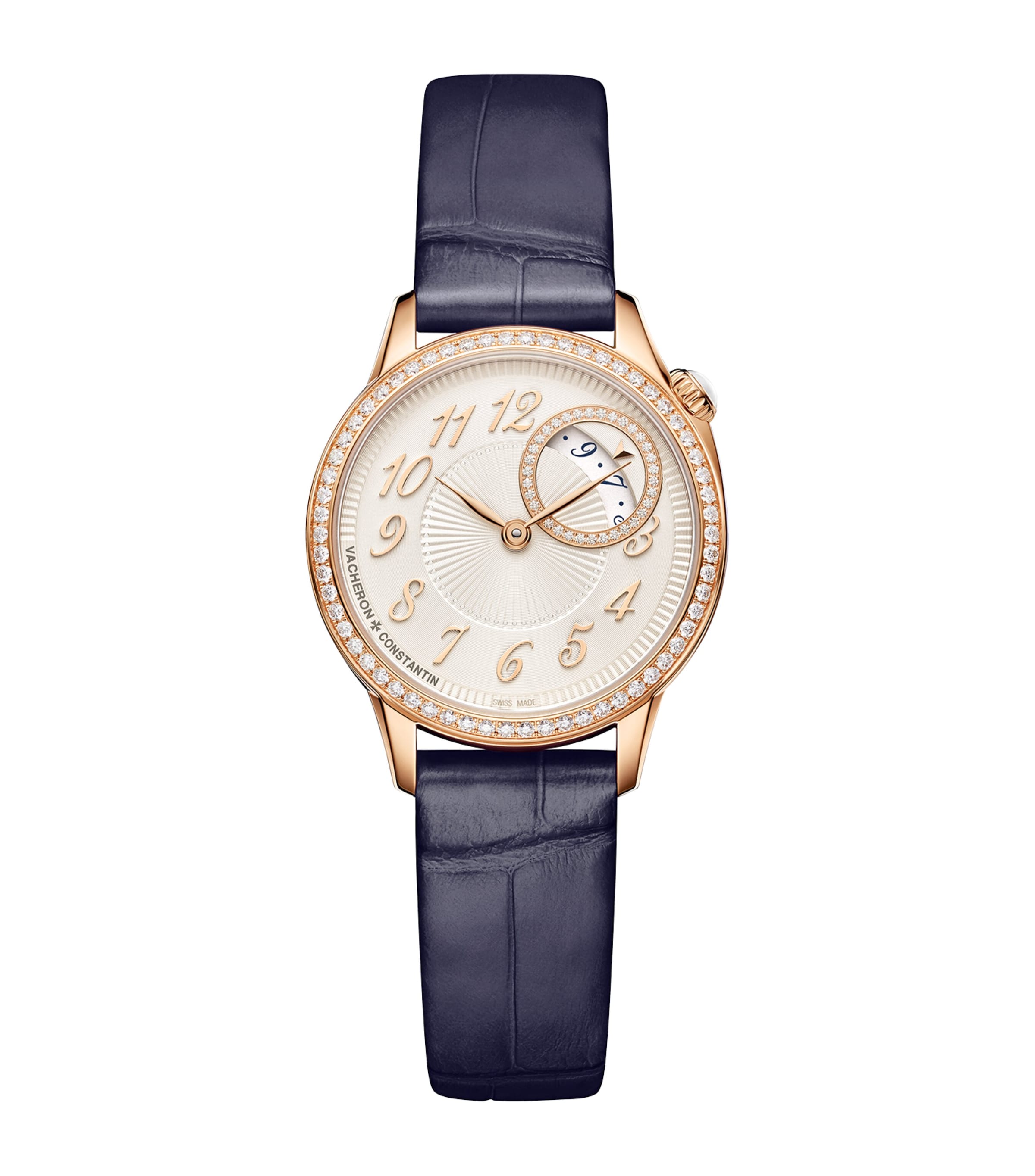 Vacheron Constantin Rose Gold and Diamond Egérie Watch 30mm Pink Gold