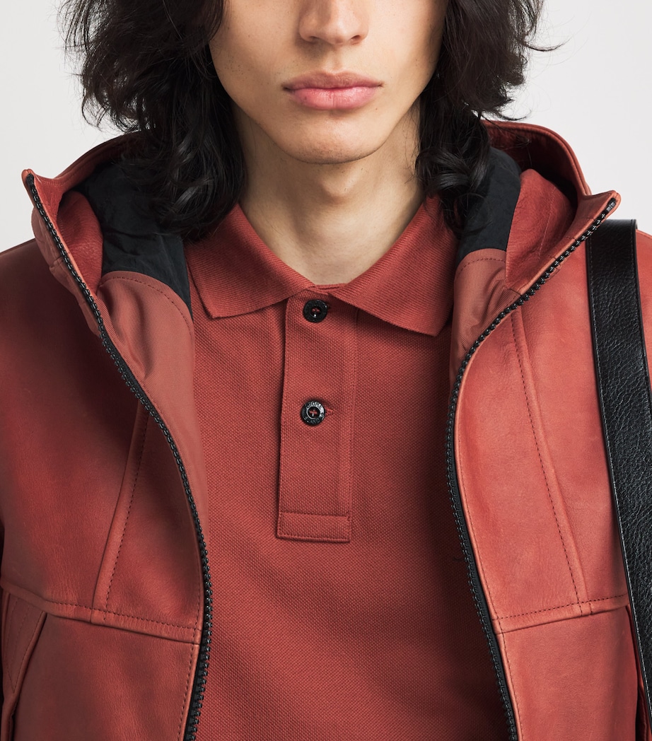 Cotton Embroidered Polo Shirt V0015 Image 6