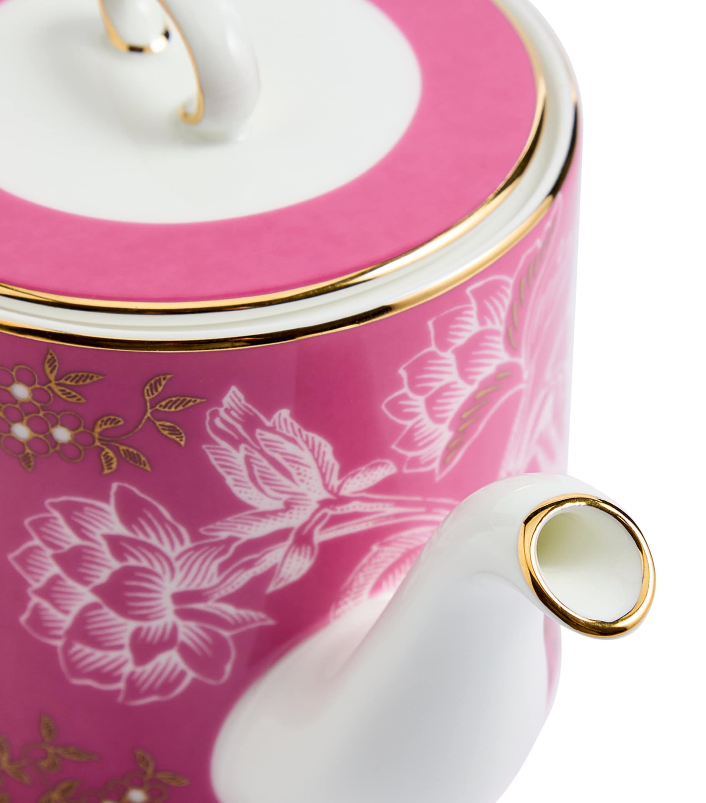 Wedgwood Wonderlust Pink Tonquin Teapot (500ml) Pink Image 5