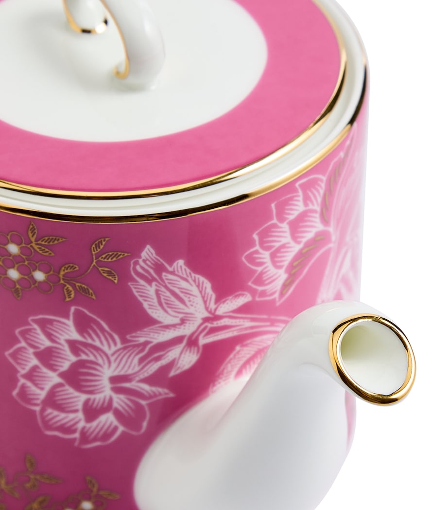 Wonderlust Pink Tonquin Teapot (500ml) PINK Image 5