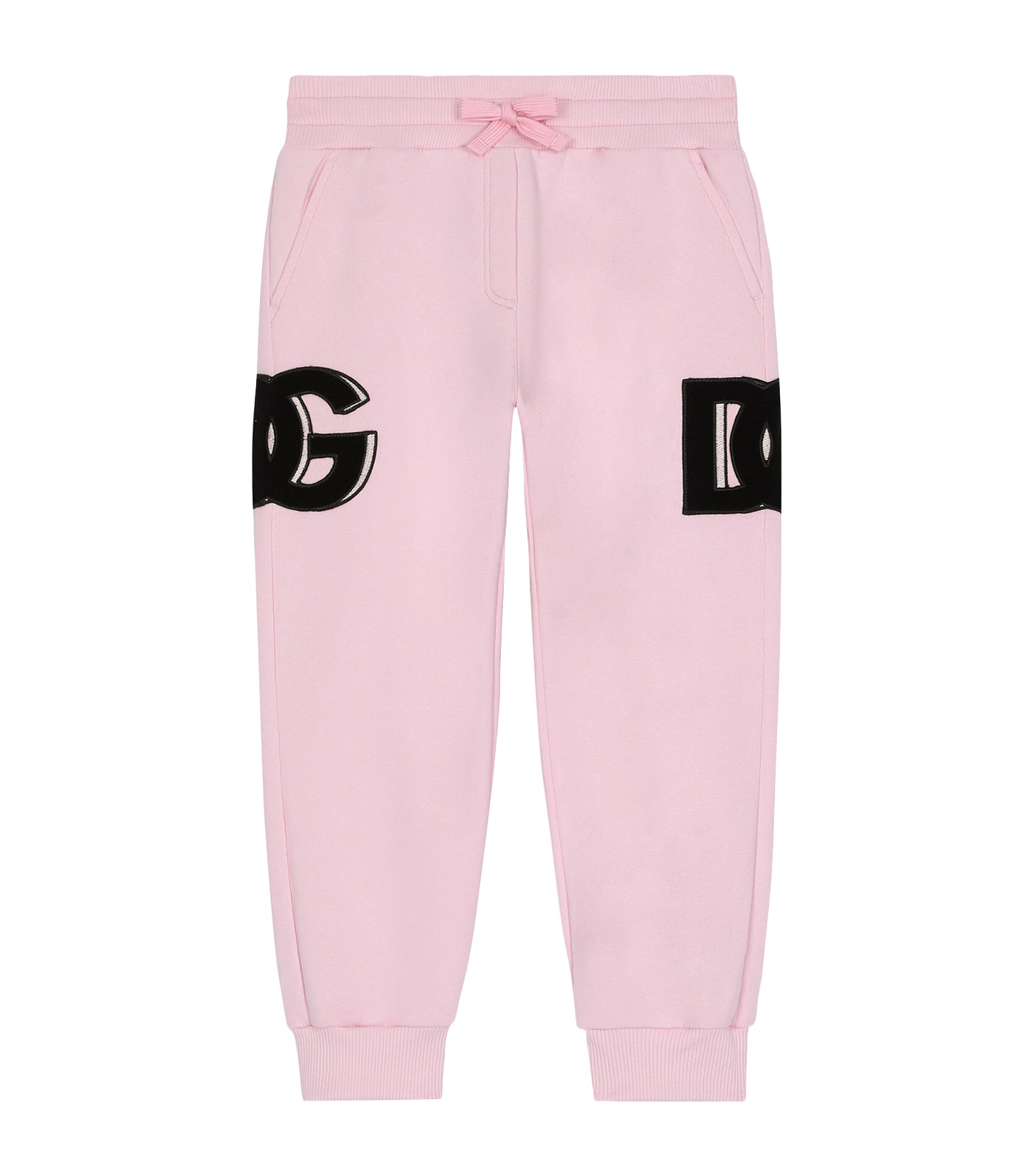 Dolce&Gabbana Kids Cotton Sweatpants (2-6 Years) Pill Rose Image 1