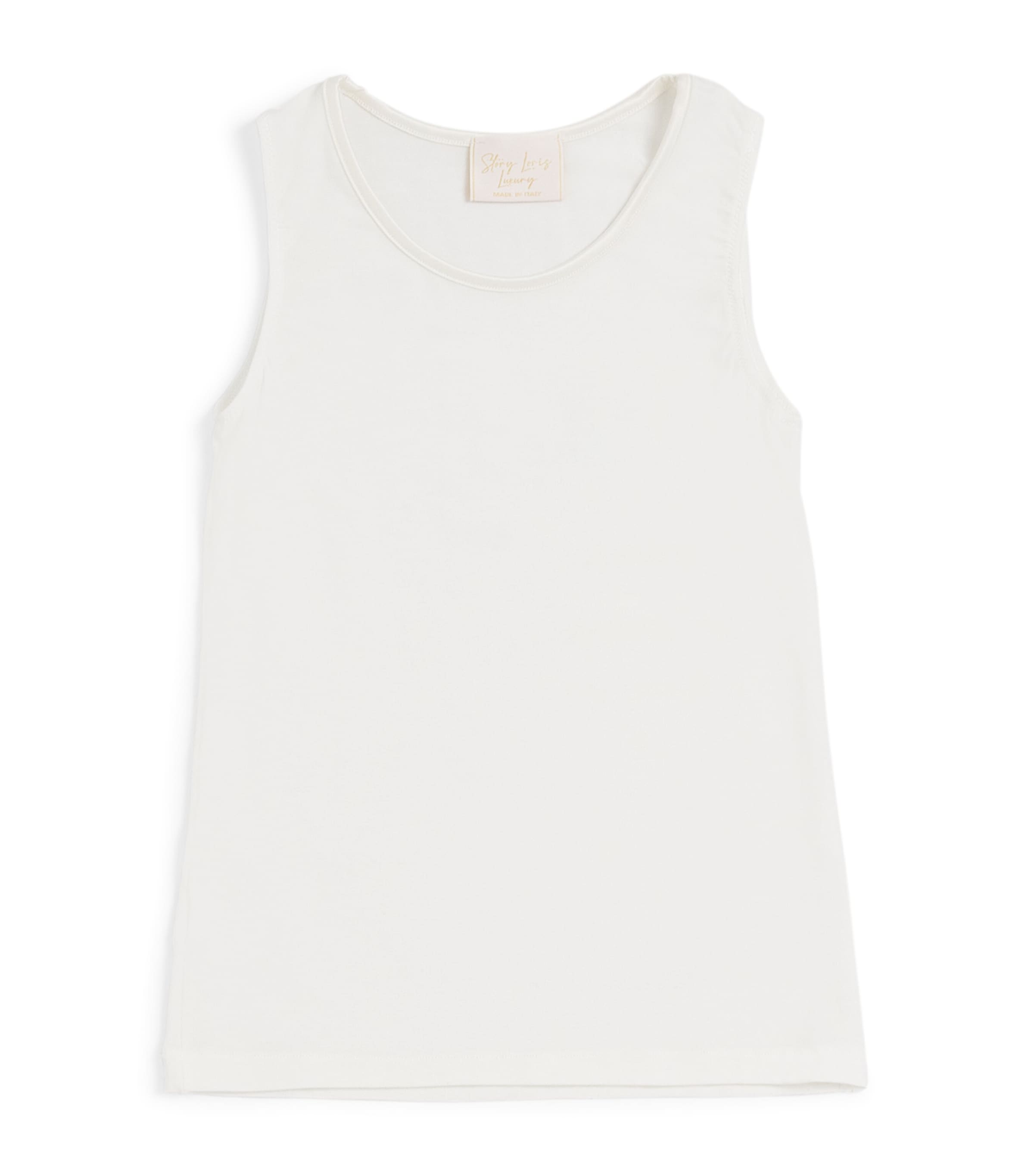 Story Loris Micromodal Tank Top (4-14 Years) Latte Image 1