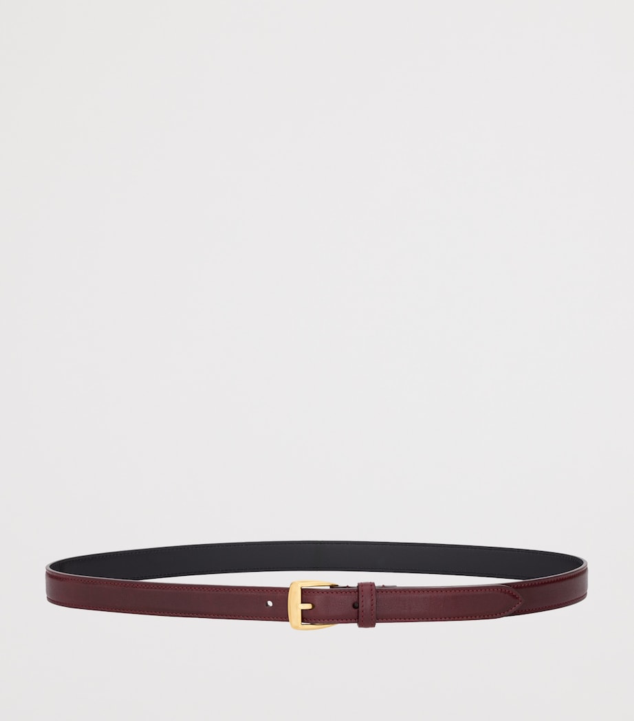 Leather Trapezoid Buckle Belt 6195 Image 2