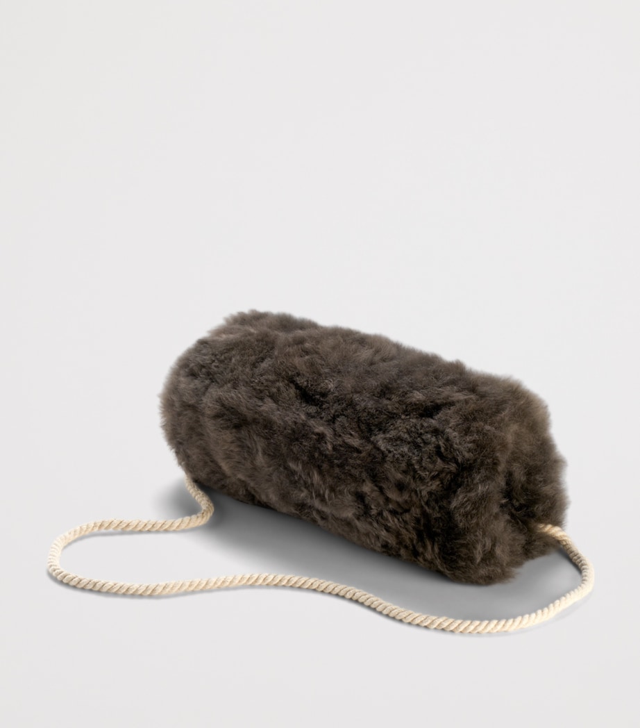 Weich Royal Alpaca Wool Manu Pocket Muff Dark Champagne Image 7
