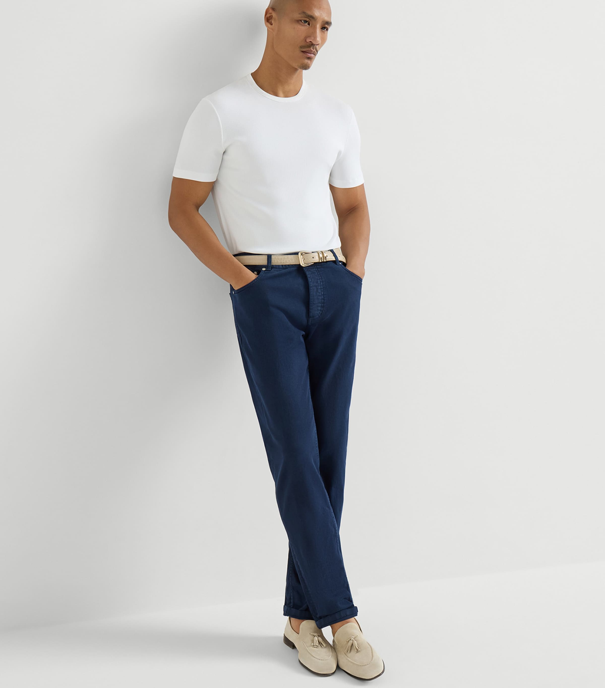 Brunello Cucinelli Mens Comfort Straight Jeans Image 4