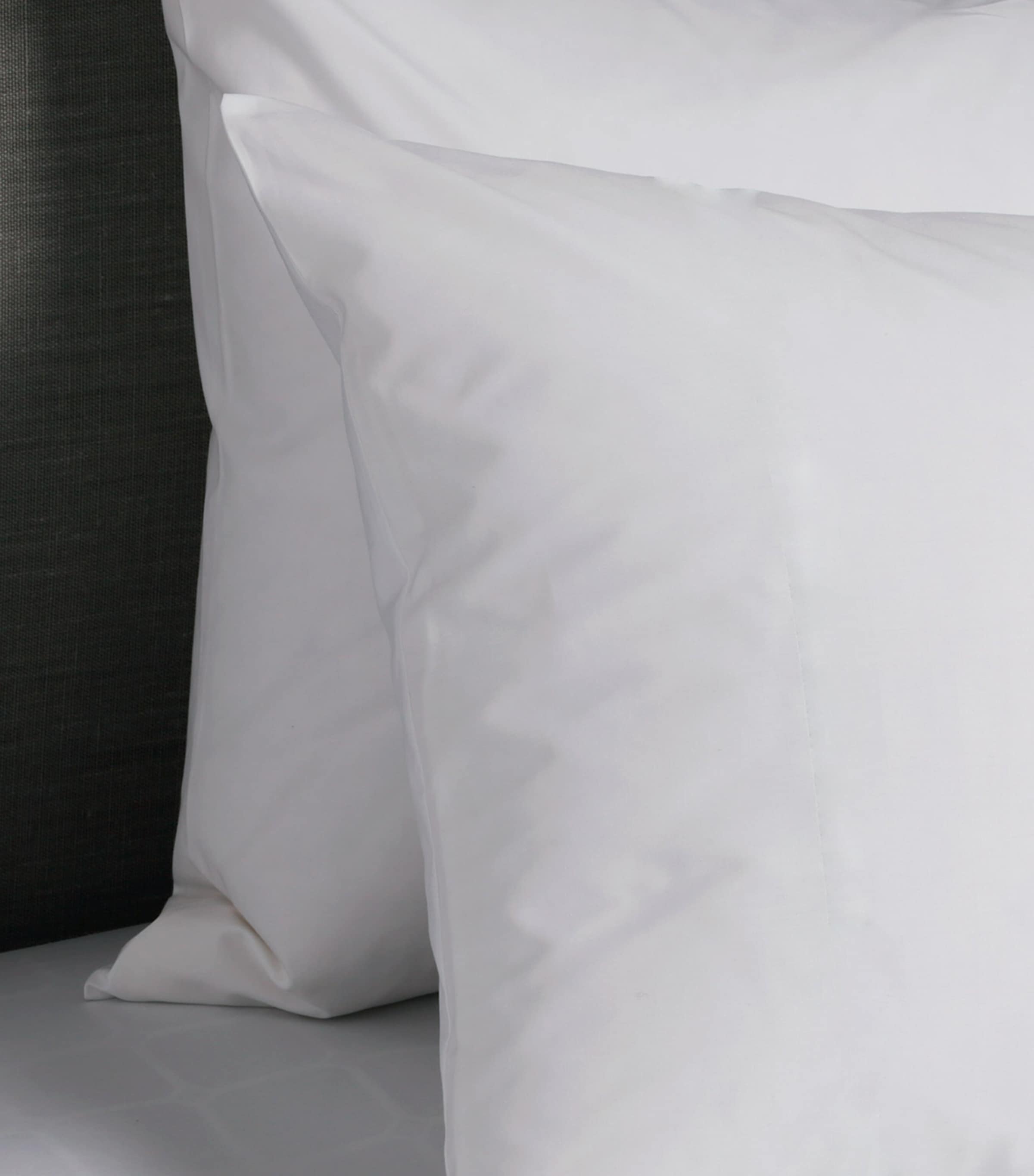 Dust Mite-Proof King Pillow Protector (50cm x 90cm) WHITE Image 2