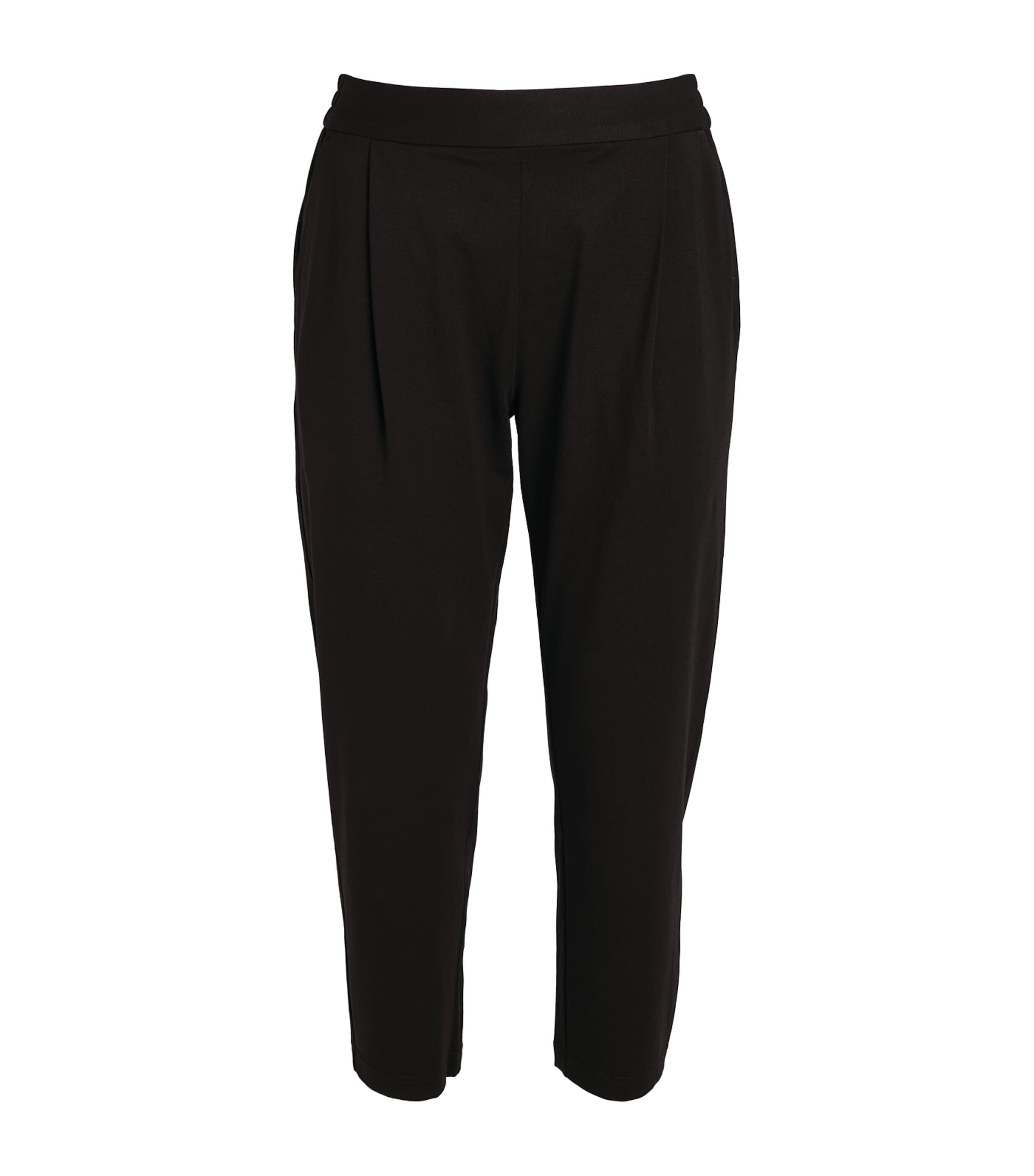 Allsaints Aleida Jersey Trousers In Black