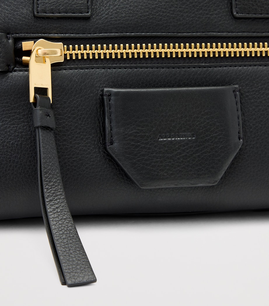 Mini Leather Perez Shoulder Bag BLACK Image 3