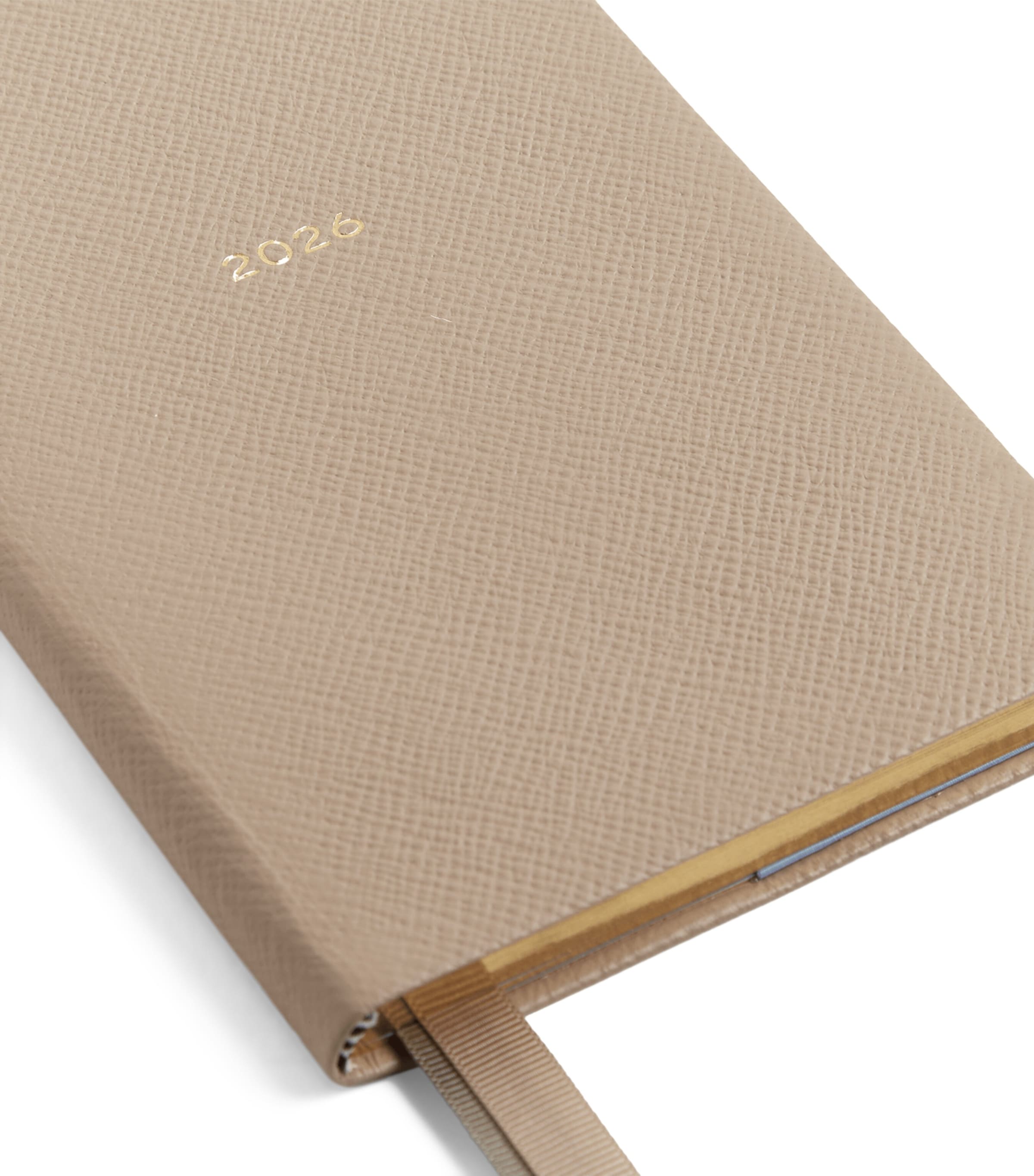 Grained Calf Leather Chelsea Diary SANDSTONE Image 5