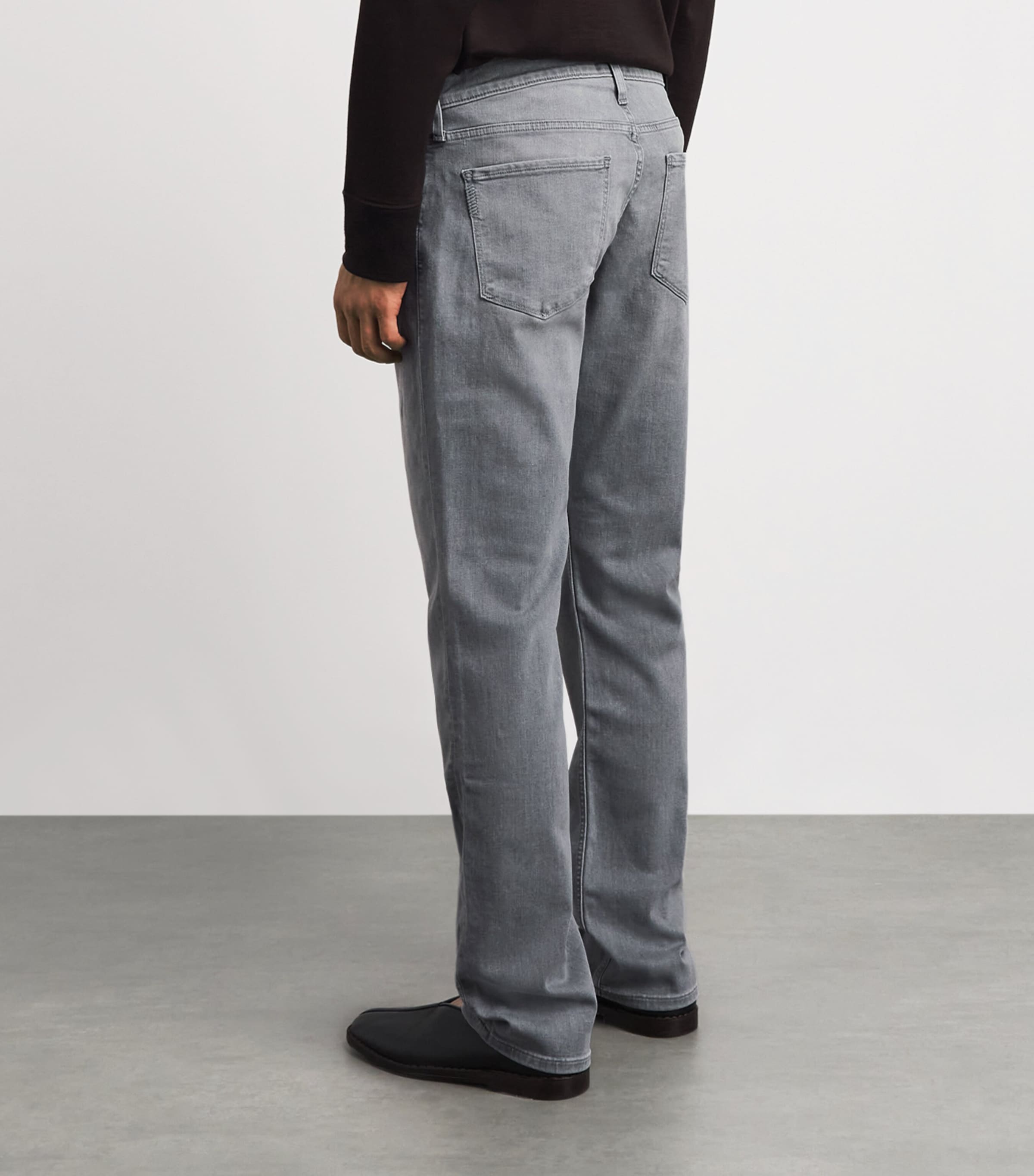 PAIGE Mens Normandie Straight Jeans Wainwright Image 5