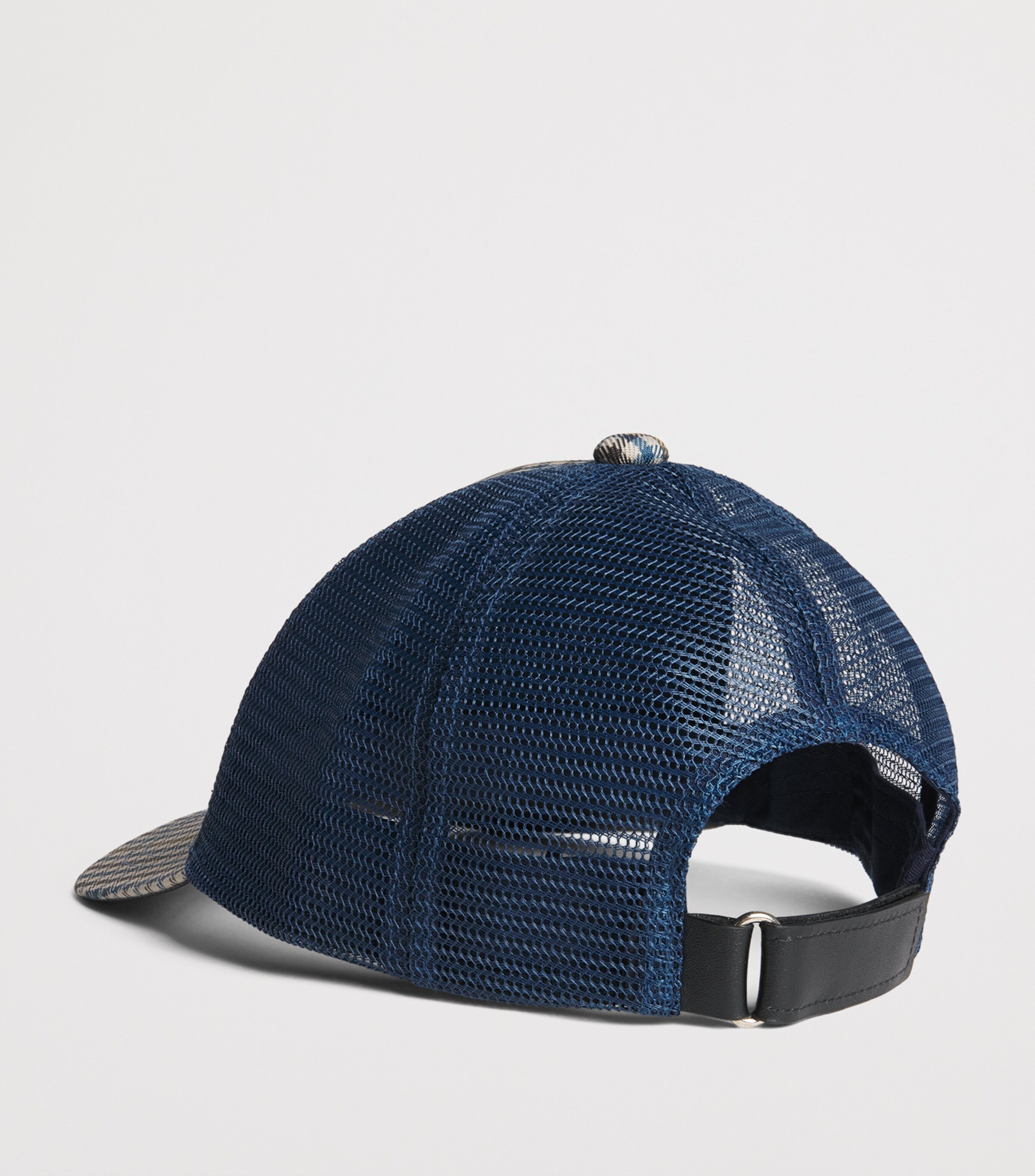 Emporio Armani Houndstooth Eagle Club Baseball Cap Image 2