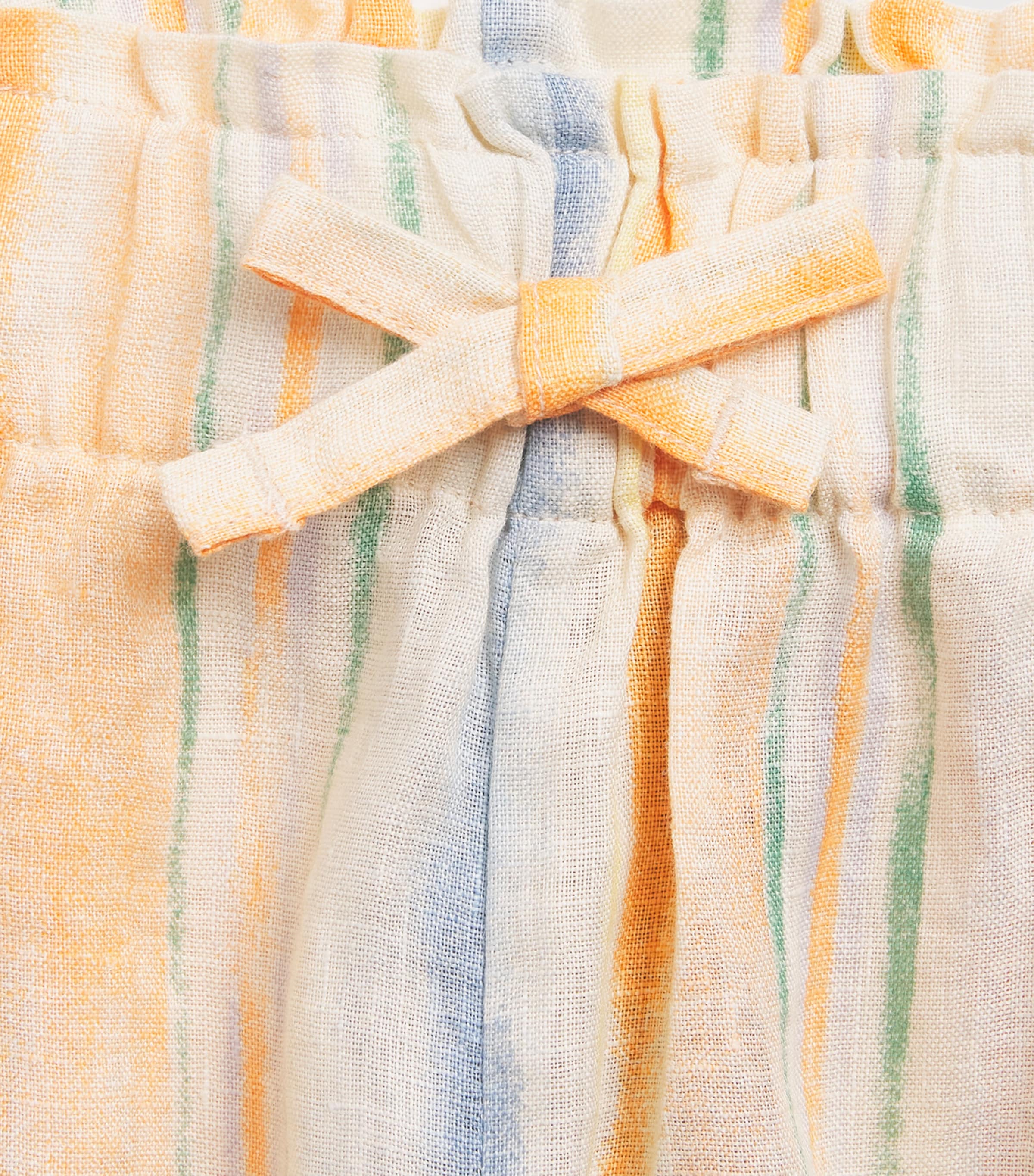 Ralph Lauren Kids Linen Stripe Wide-Leg Trousers (7-16 Years) Image 3