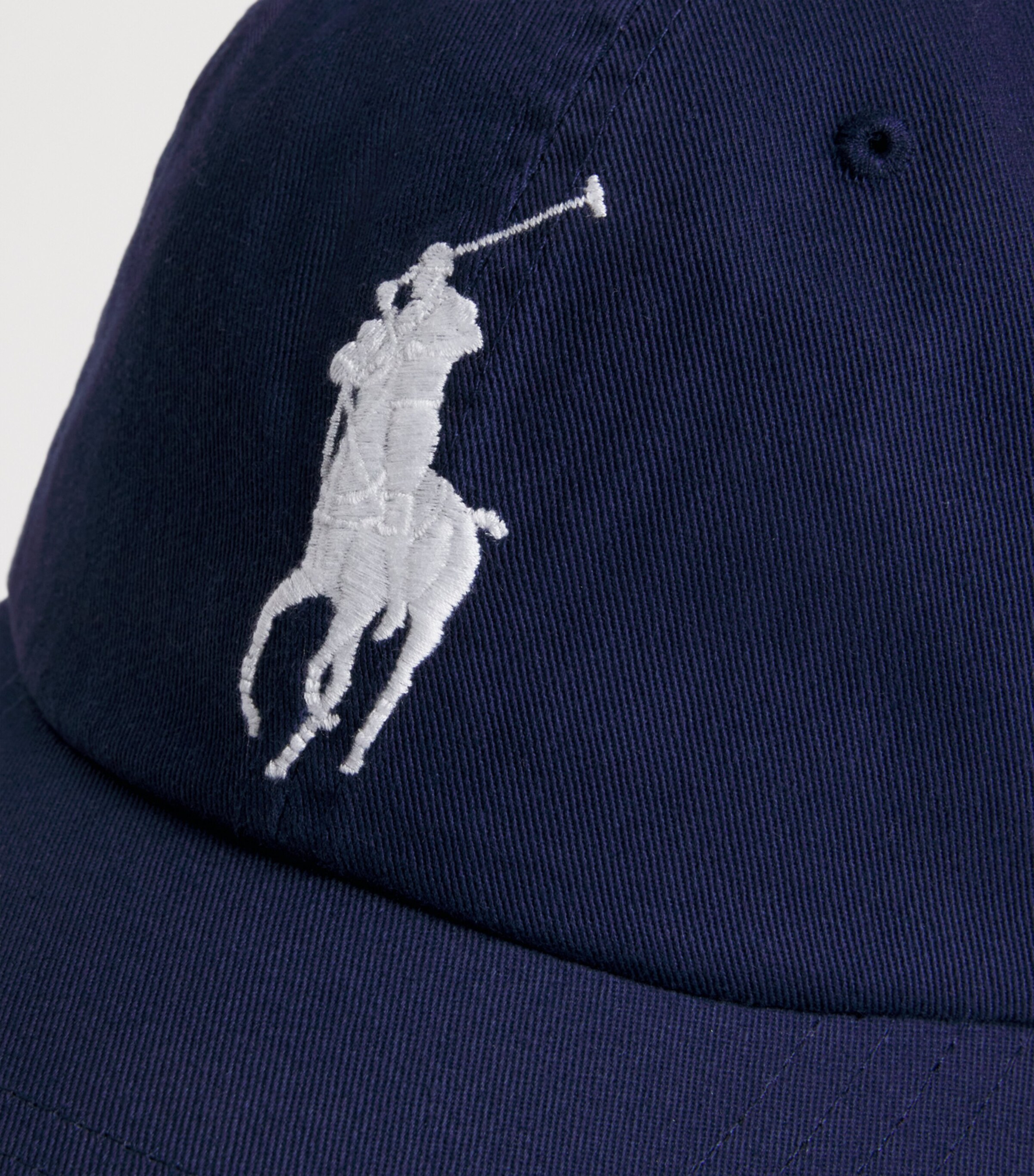 Cotton Polo Pony Baseball Cap NEWPORT NAVY Image 8