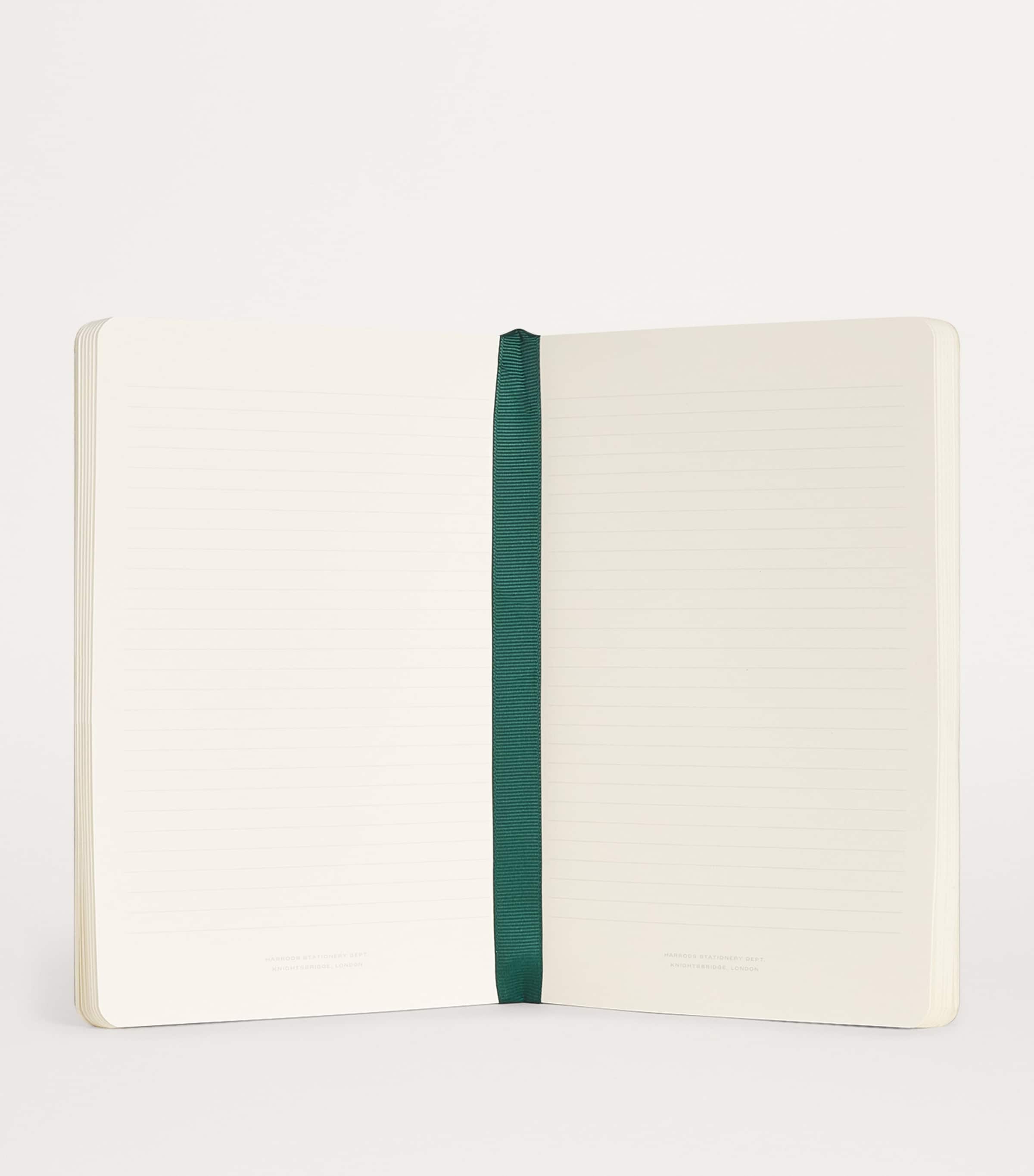Harrods Logo A5 Notebook Green Image 2