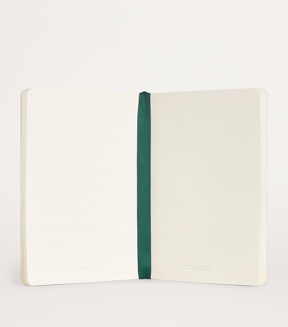 Harrods Logo A5 Notebook Green Image 2