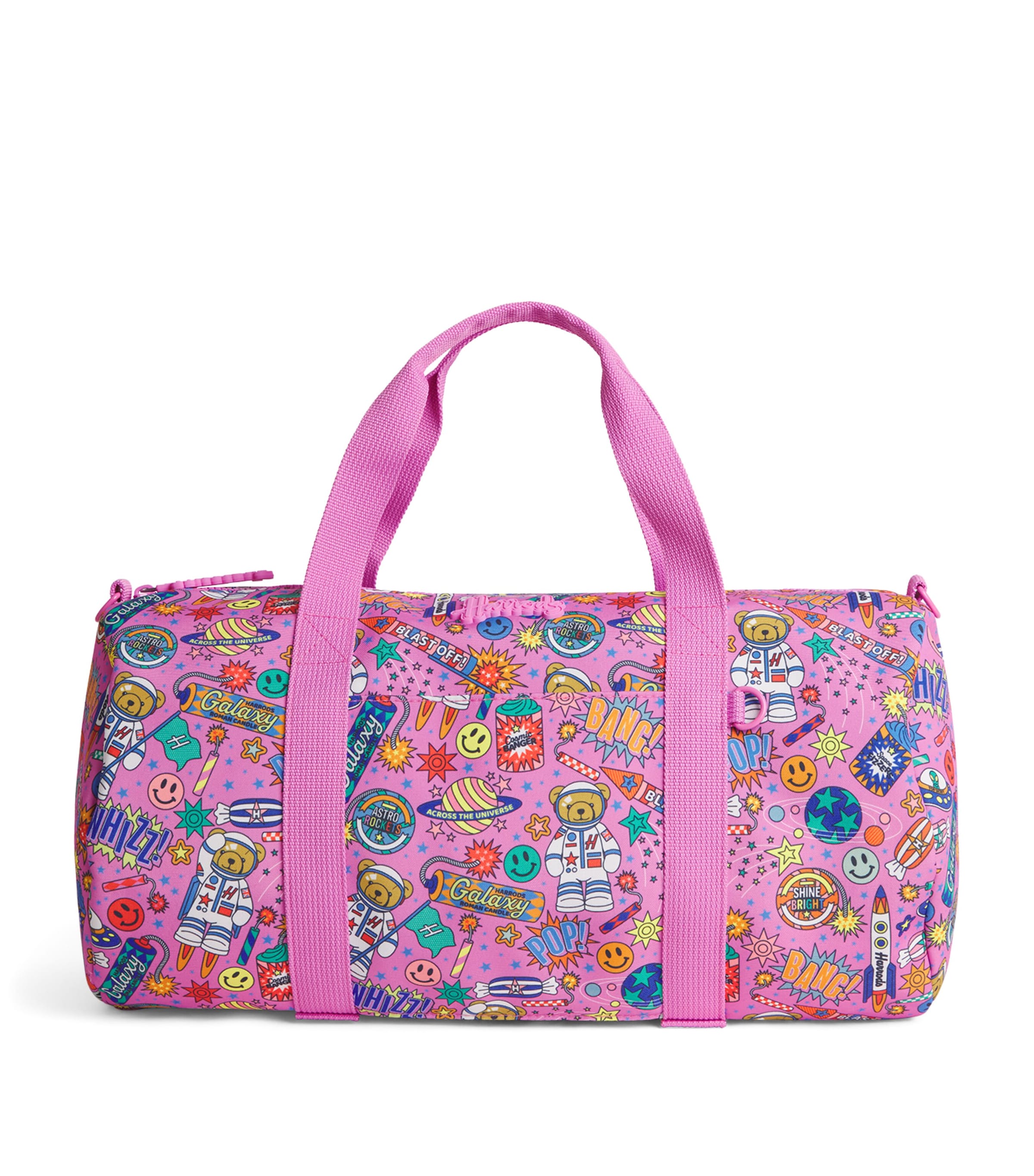 Harrods Pop Rocket Duffle Bag Pink Image 1