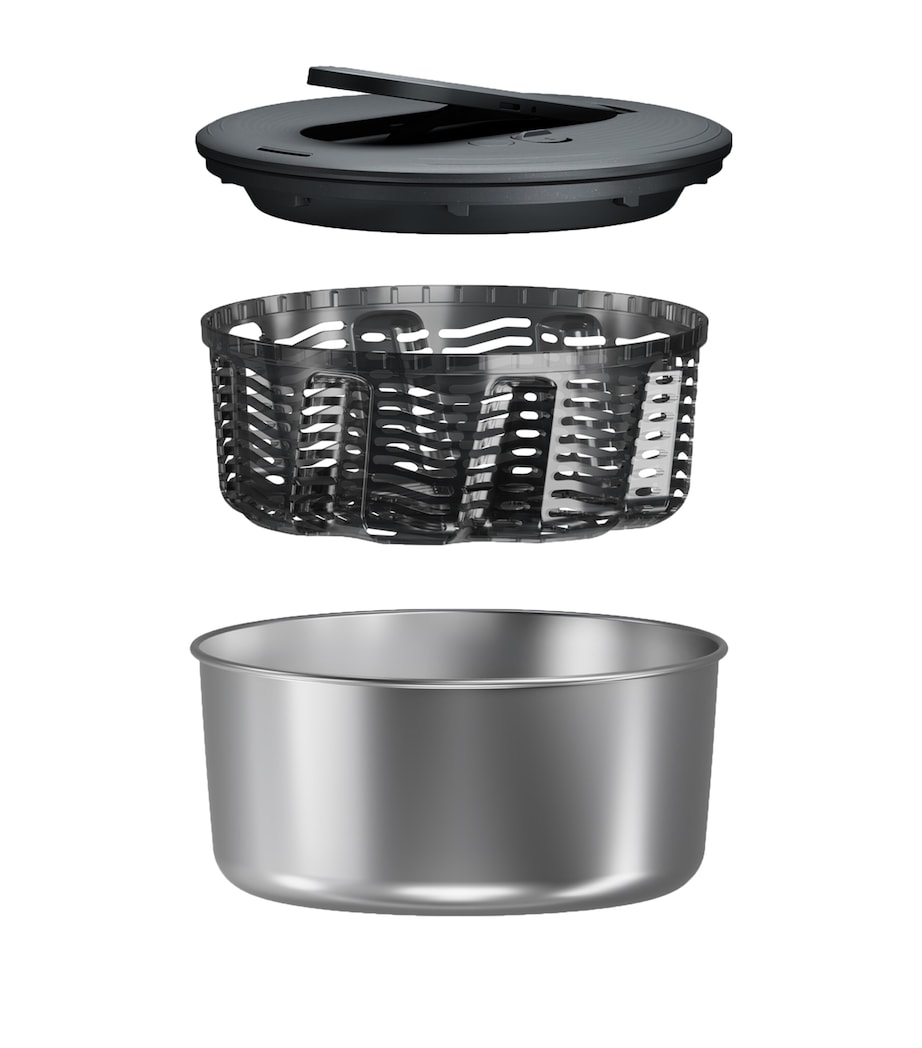 Small Swift Dry Salad Spinner BELUGA GREY Image 2