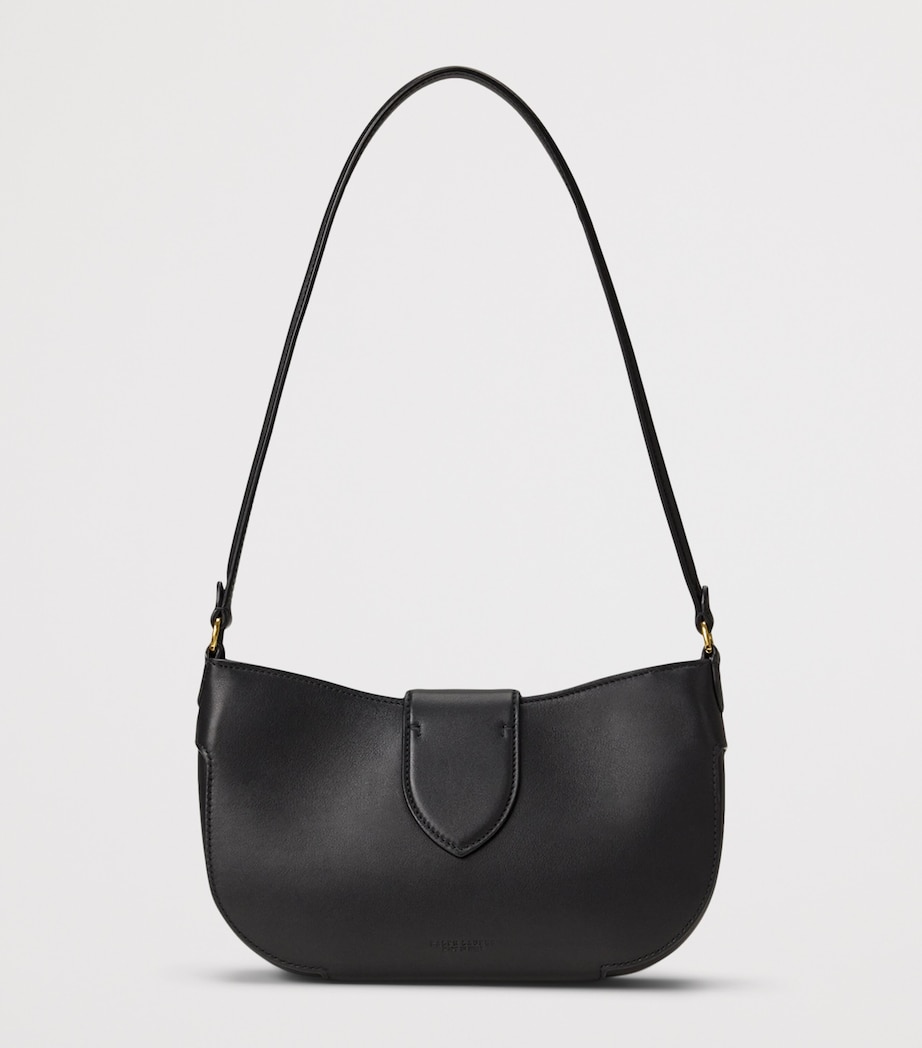 Ralph Lauren Collection Small Calfskin Ricky Shoulder Bag Black Image 2