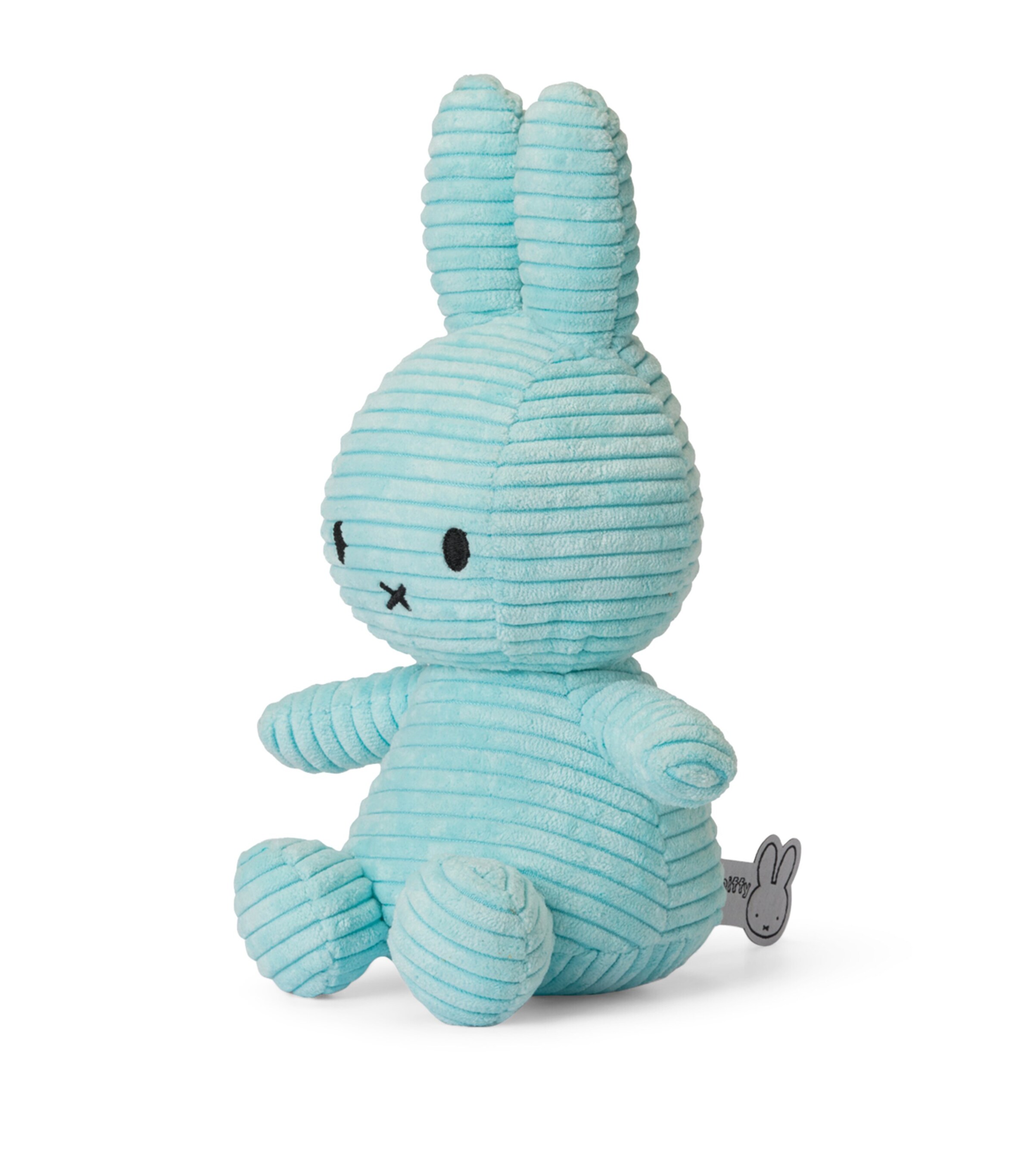 MIFFY Corduroy Miffy Soft Toy (23cm) Turquoise Image 2