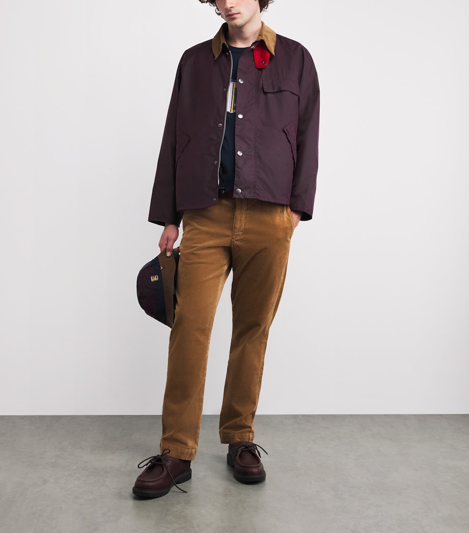 x Paul Smith Transport Waxed Jacket GRAPE Image 2