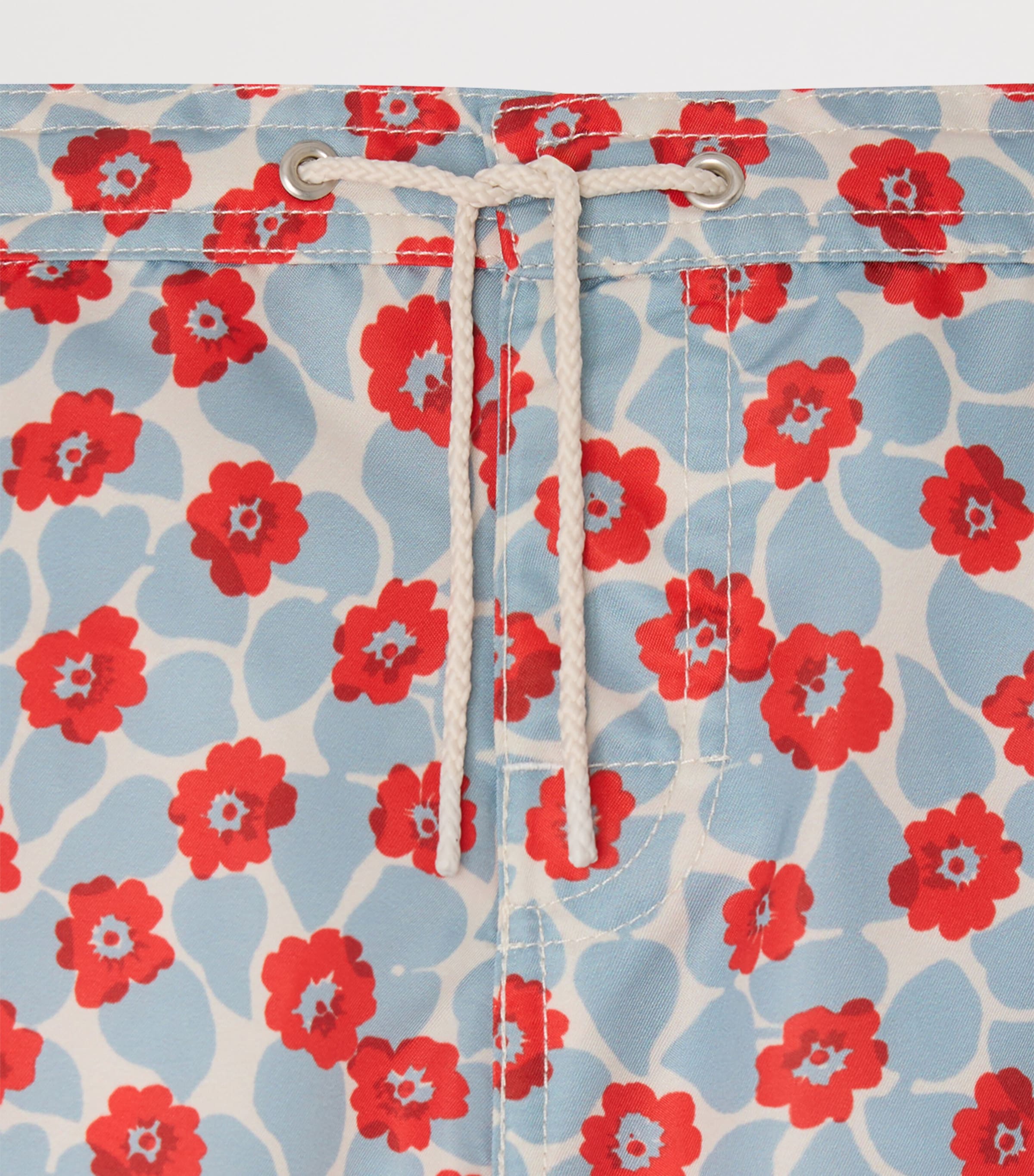 Bonpoint Floral Swim Shorts (10-14 Years) Fl Bleu Image 3