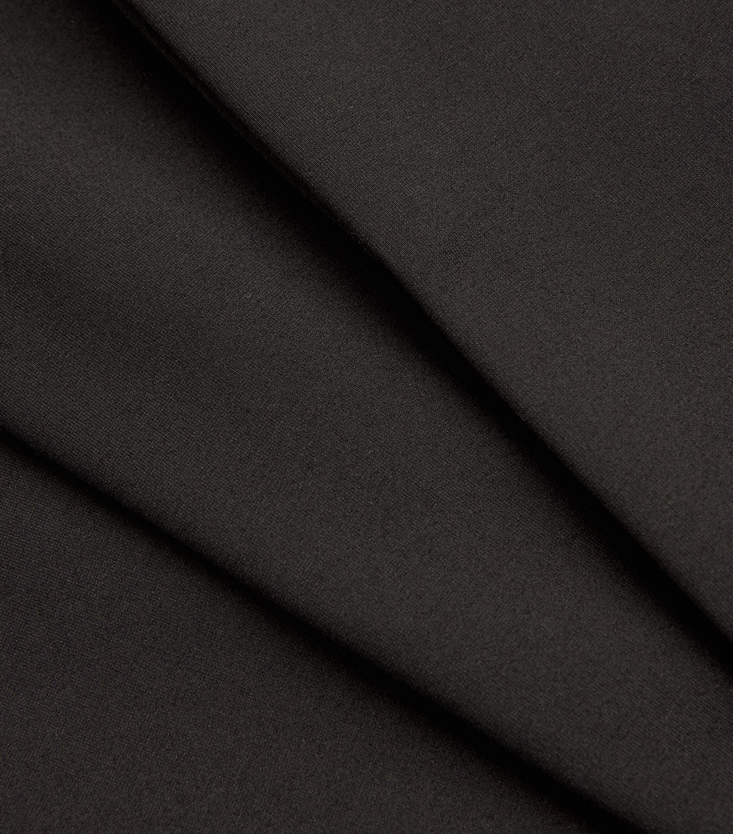 Flared Split-Hem Trousers BLACK Image 5