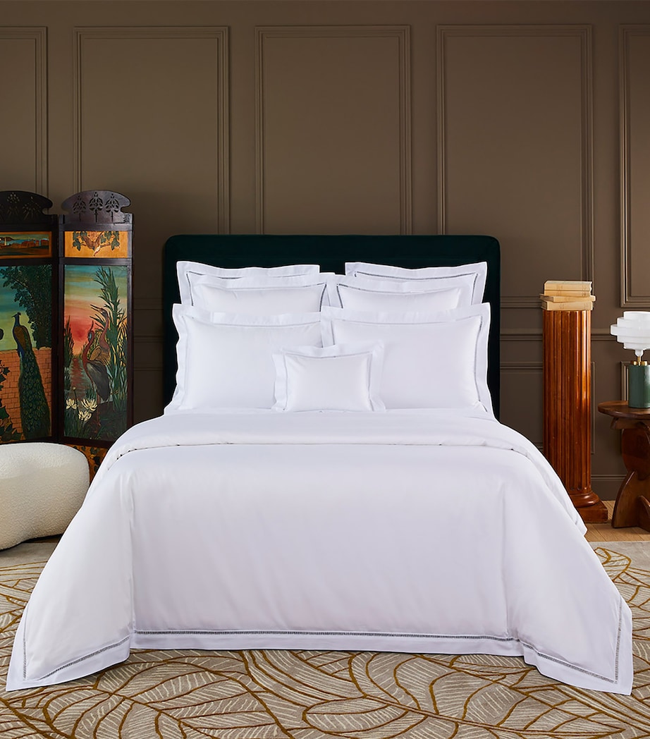 Colisée Blanc Double Duvet Cover (200cm x 200cm) BLANC Image 2