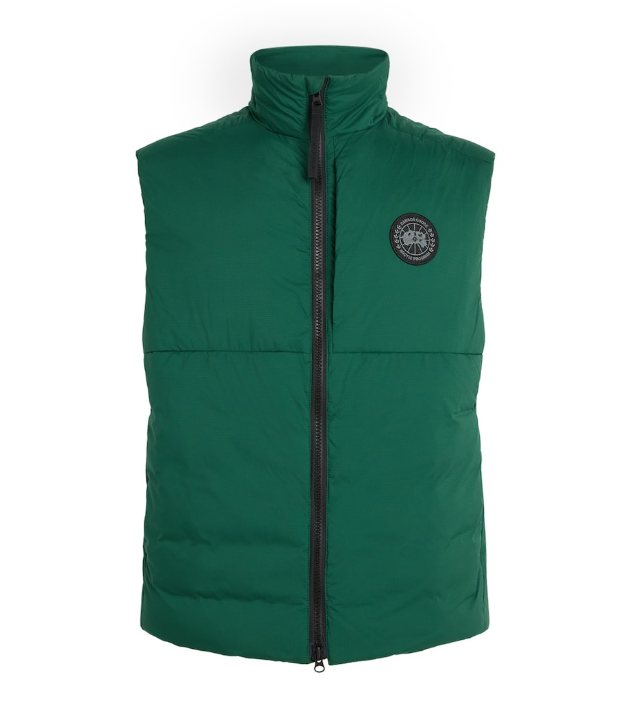Canada Goose Mens Down Water-Repellent Packable Lodge Gilet Glade Green Image 1