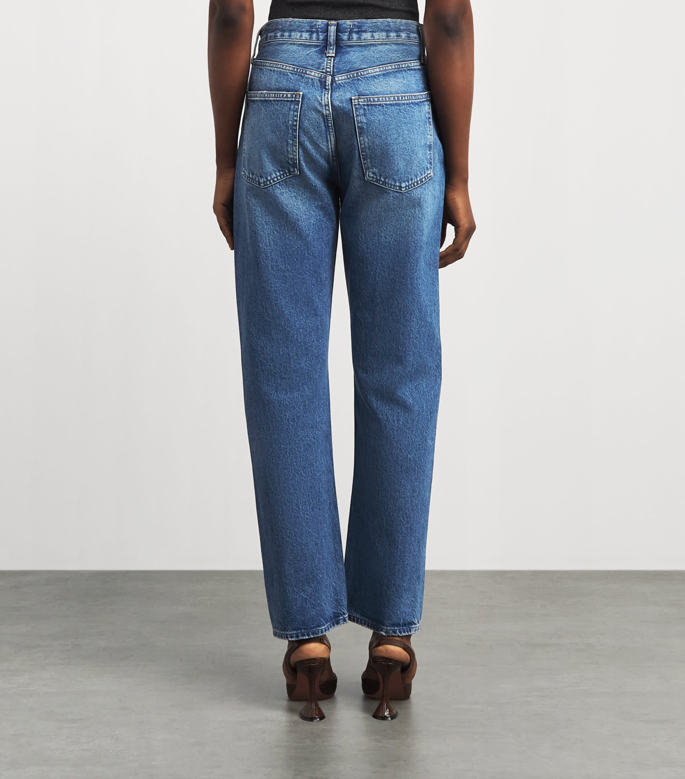AGOLDE Womens 90’s Pinch Waist Cropped Jeans Circ Image 5