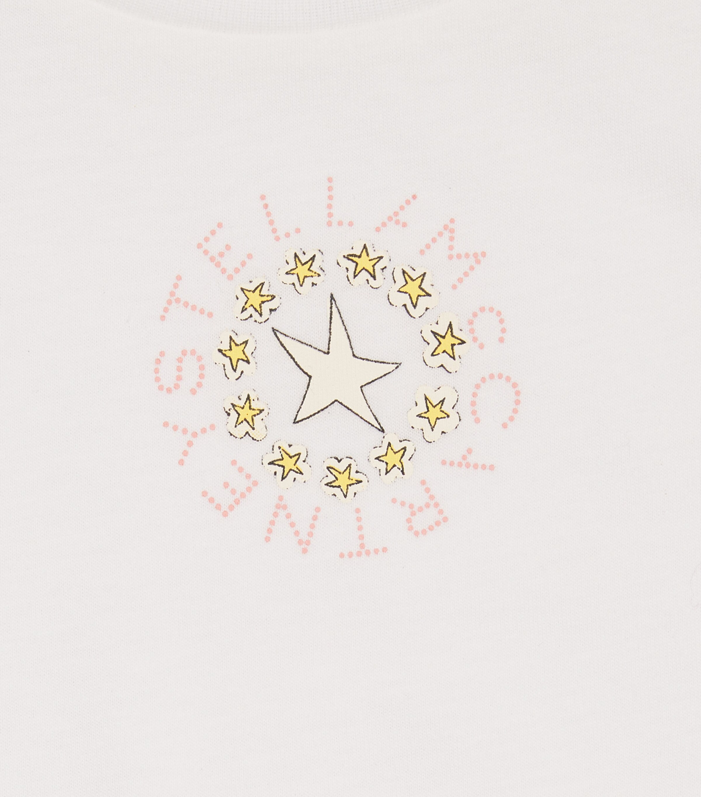 Stella McCartney Kids Star-Motif T-Shirt (3-14 Years) Ivory Image 2