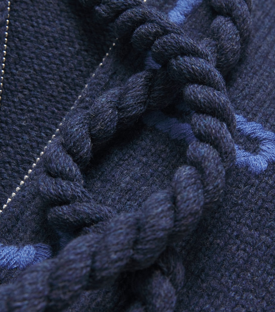 Wool Anchor Hoodie STEEL BLUE Image 5
