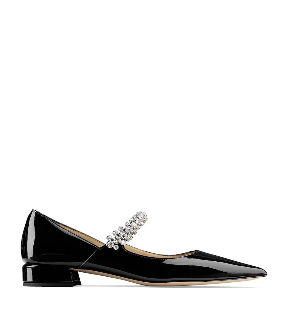 Bing 25 Patent Leather Ballet Flats BLACK Image 1